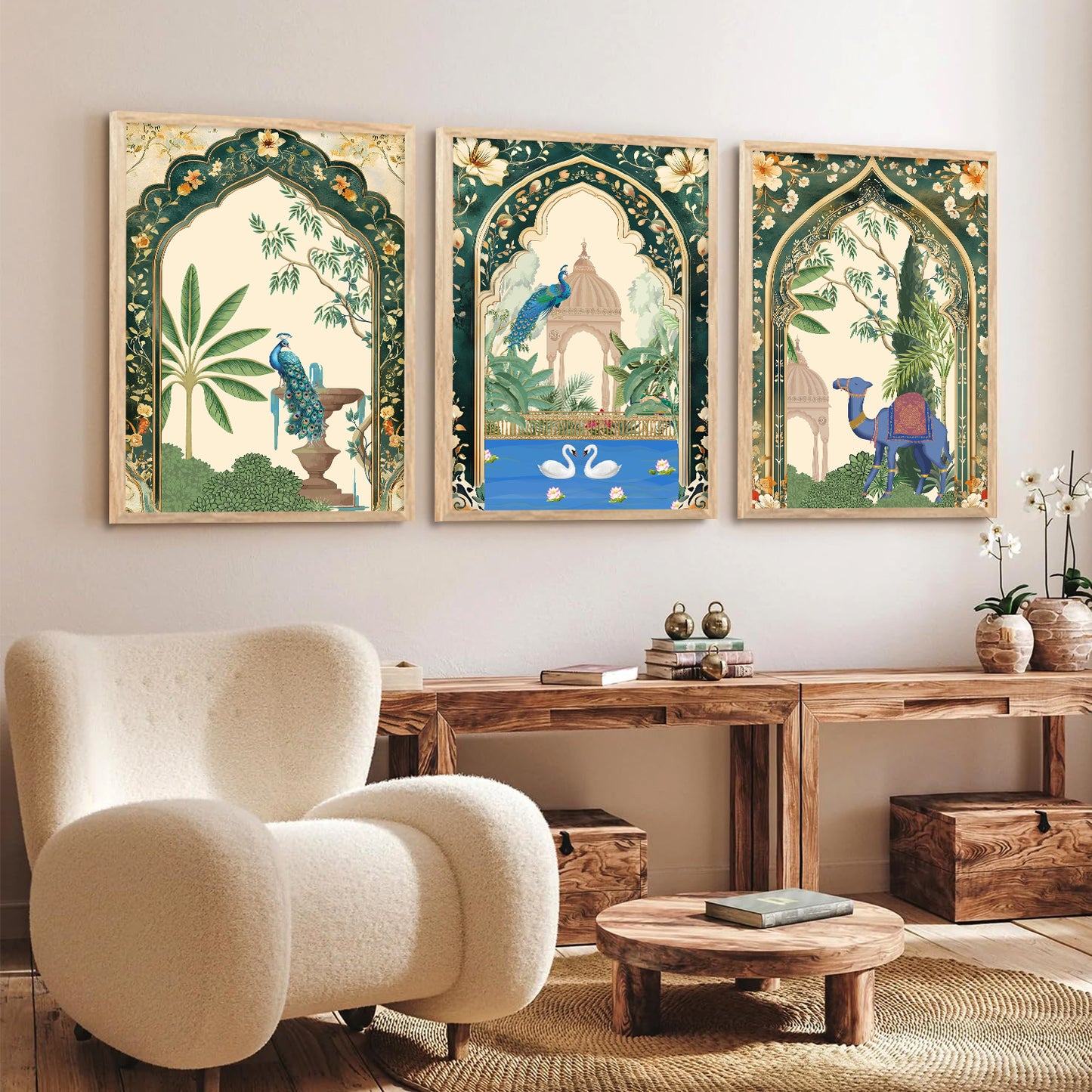 Kotart Traditional Indian Wall Art Paintings for Living Room | Wall Poster With frames | Paintings For Home Decoration