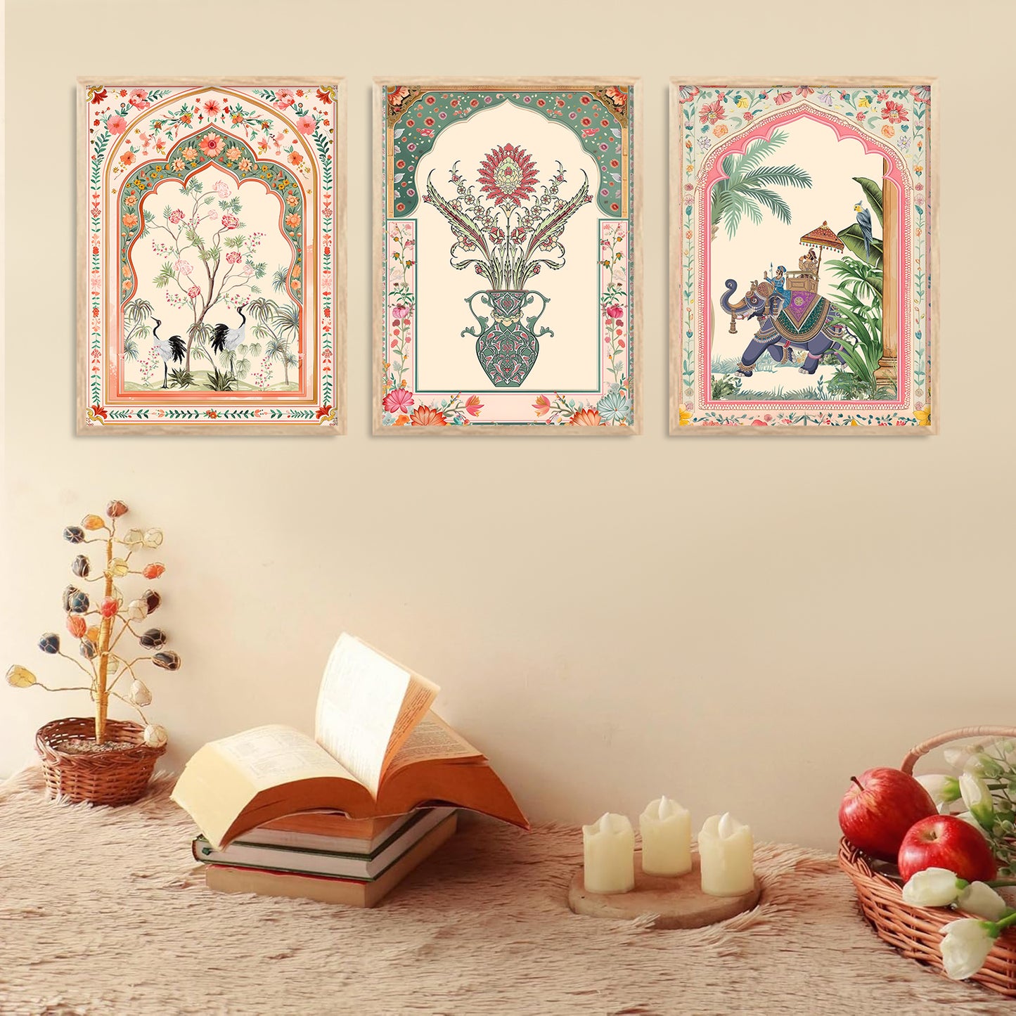 Kotart Traditional Indian Wall Art Paintings for Living Room | Wall Poster With frames | Paintings For Home Decoration