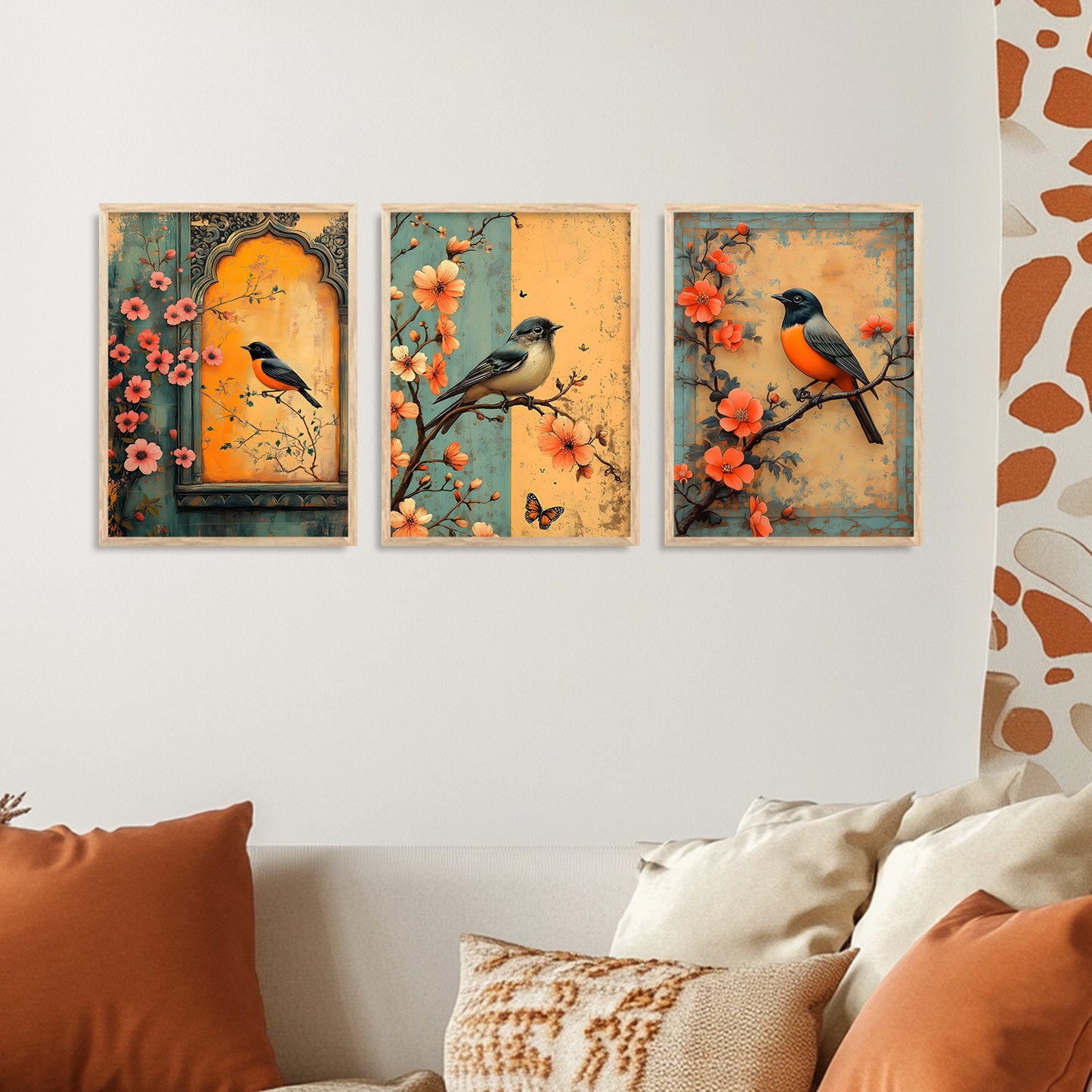 Kotart Traditional Indian Wall Art Paintings for Living Room - Wall Poster With frames