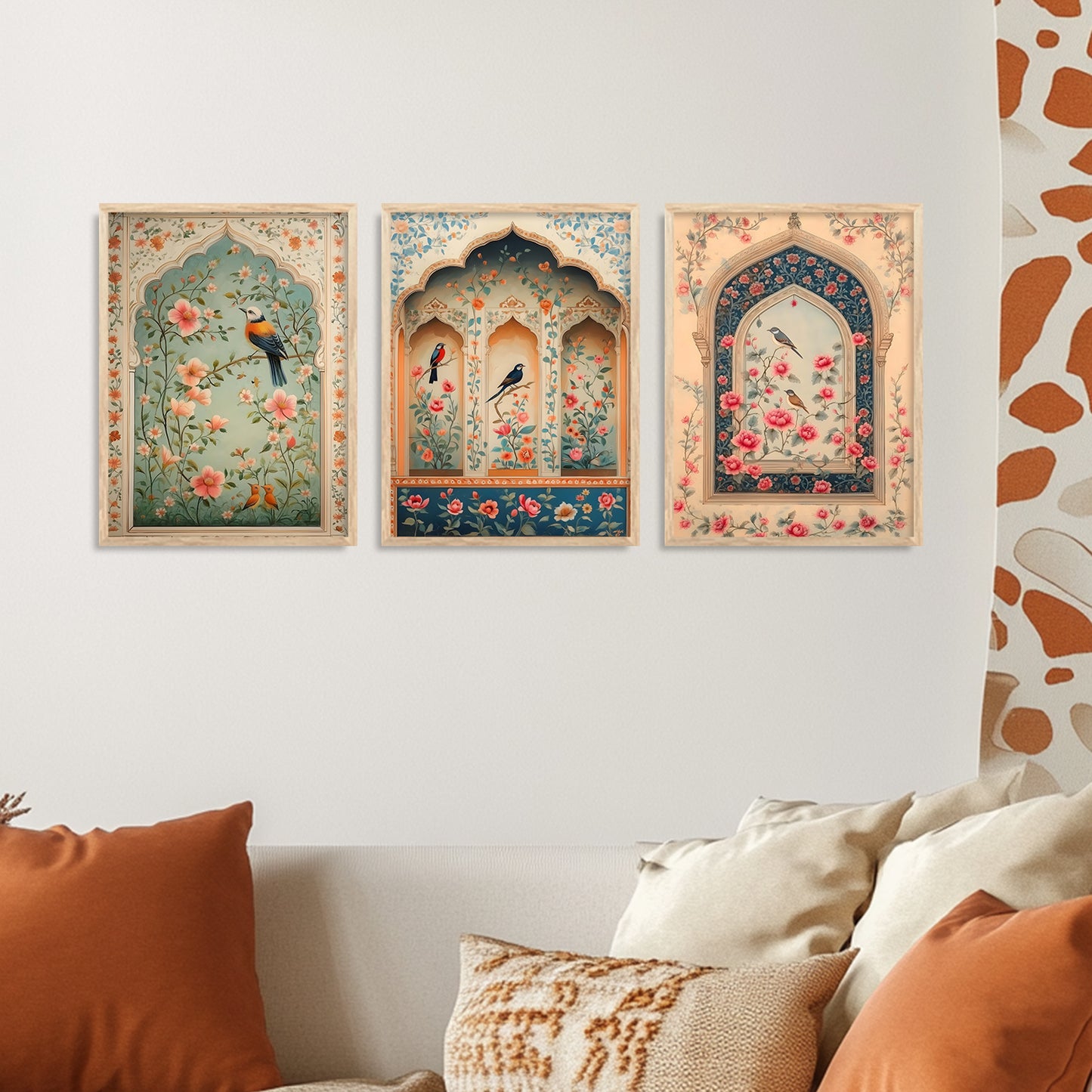 Kotart Traditional Indian Wall Art Paintings for Living Room - Wall Poster With frames