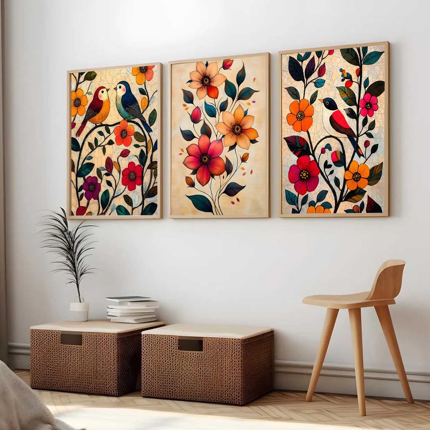Floral Wall Art Paintings for Living Room Bedroom