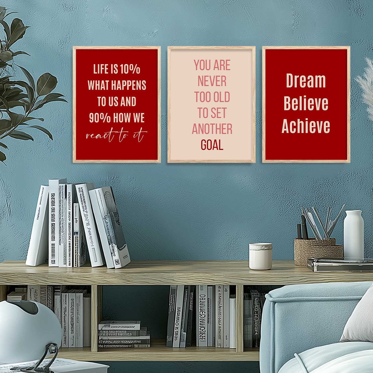 Motivational Wall Art Paintings for Living Room - Wall Poster With frames