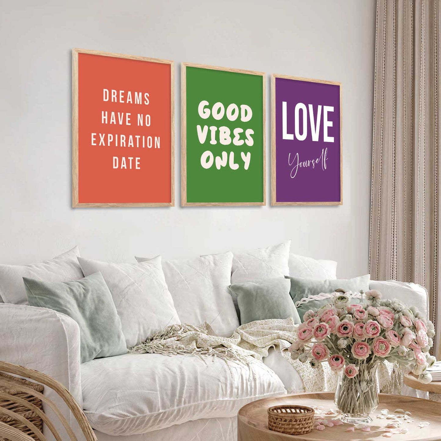 Motivational Wall Art Paintings for Living Room - Wall Poster With frames