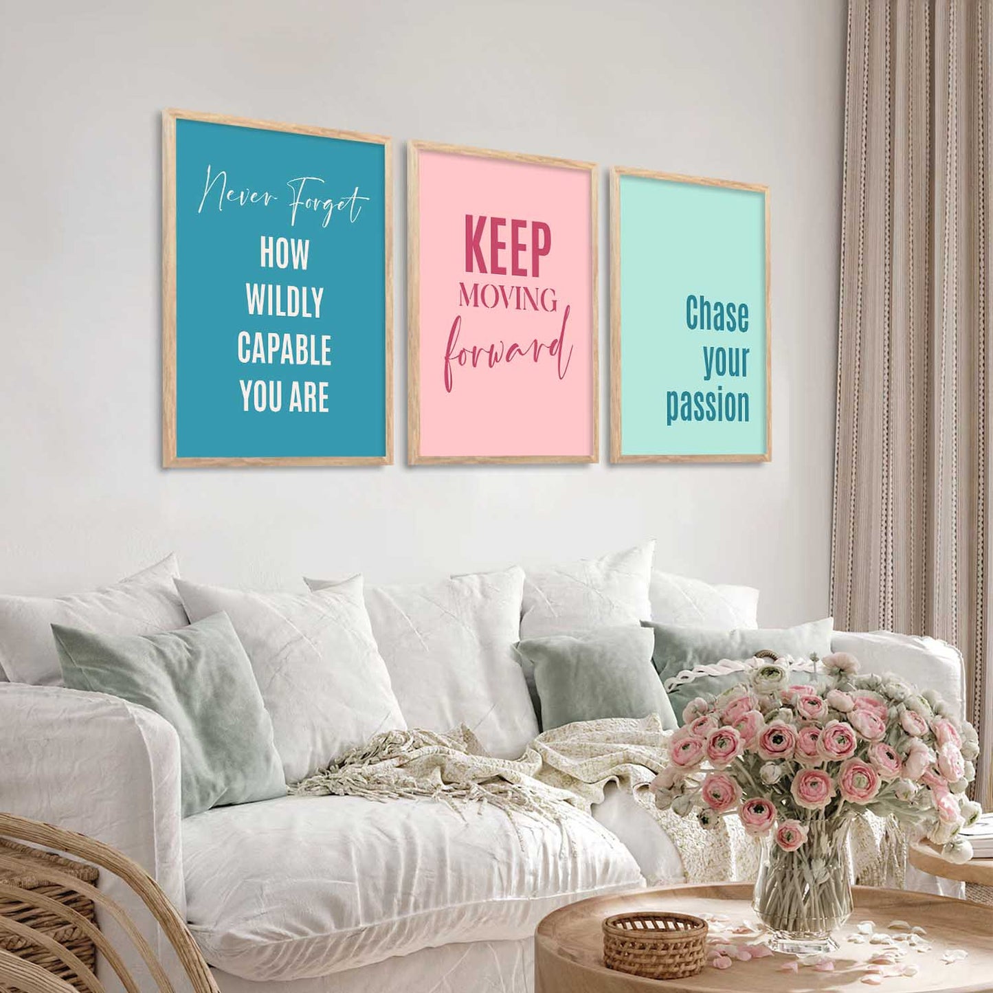 Motivational Wall Art Paintings for Living Room - Wall Poster With frames