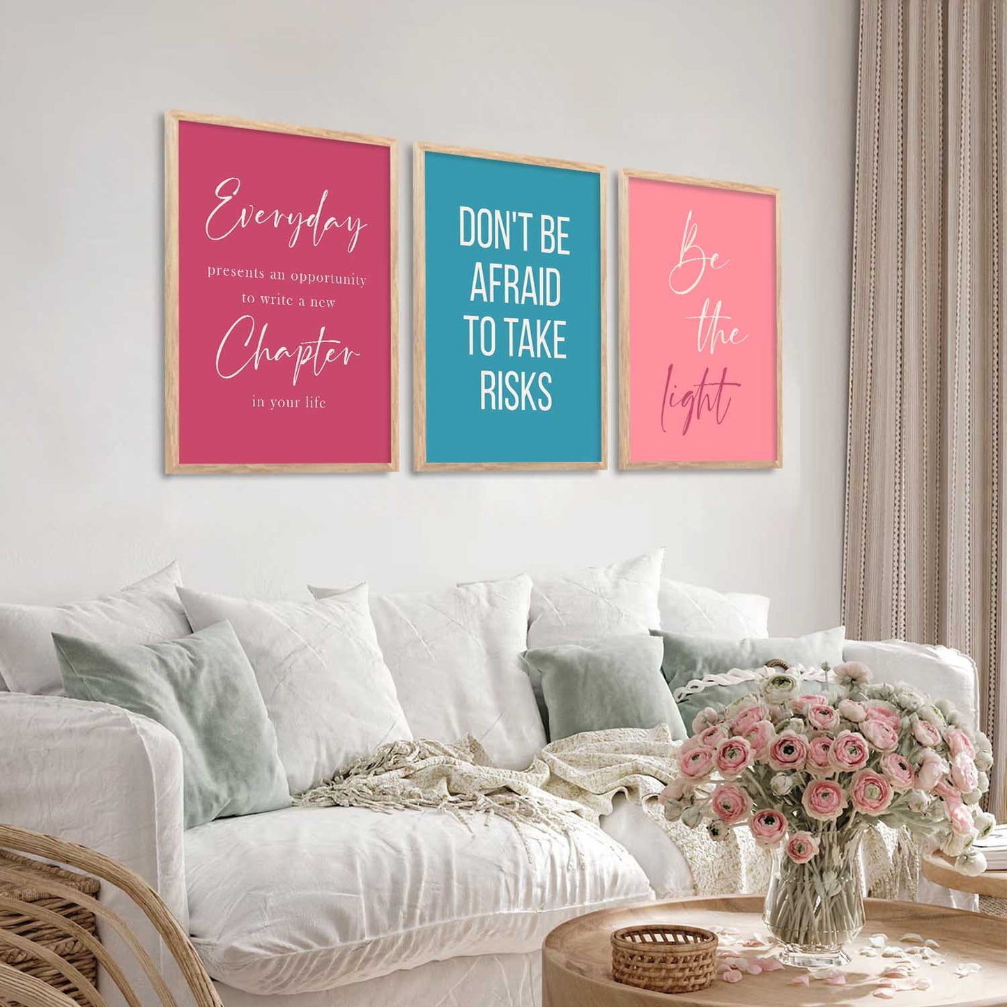 Motivational Wall Art Paintings for Living Room - Wall Poster With frames