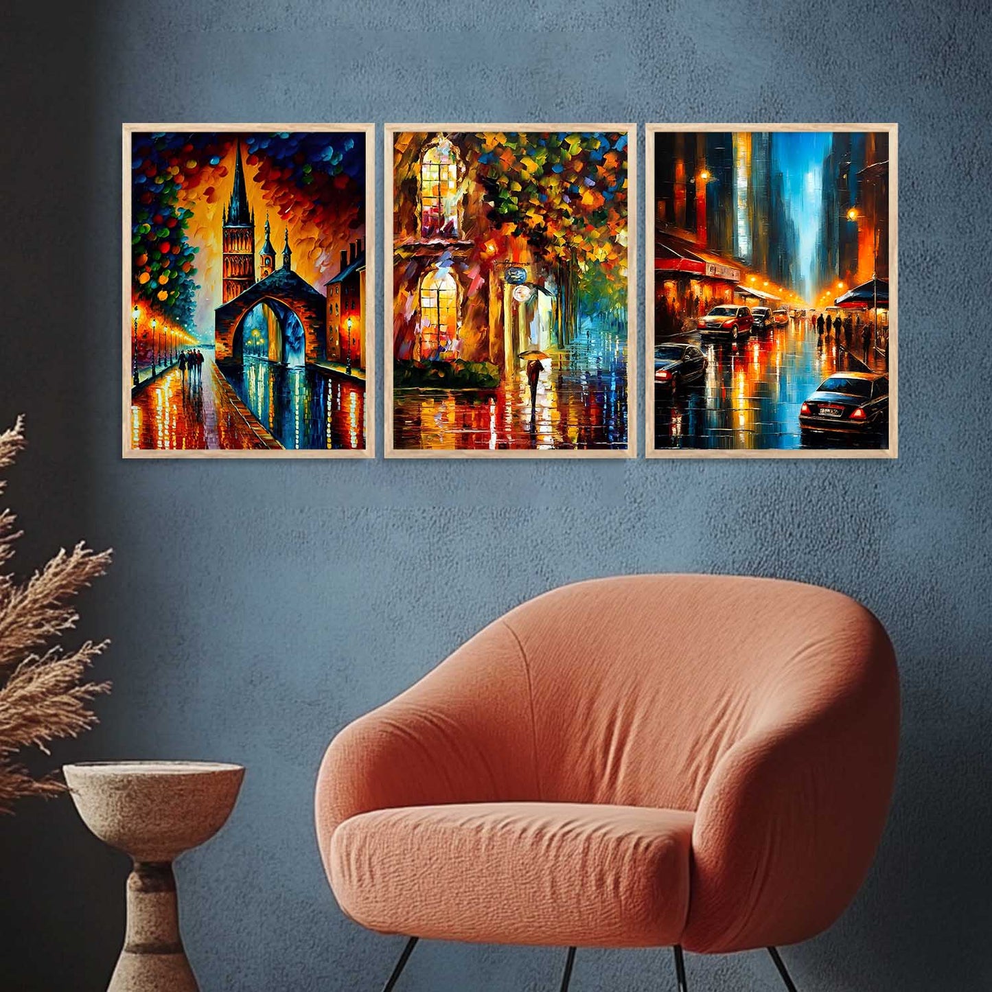 Modern Wall Art Paintings for Living Room - Wall Poster With frames