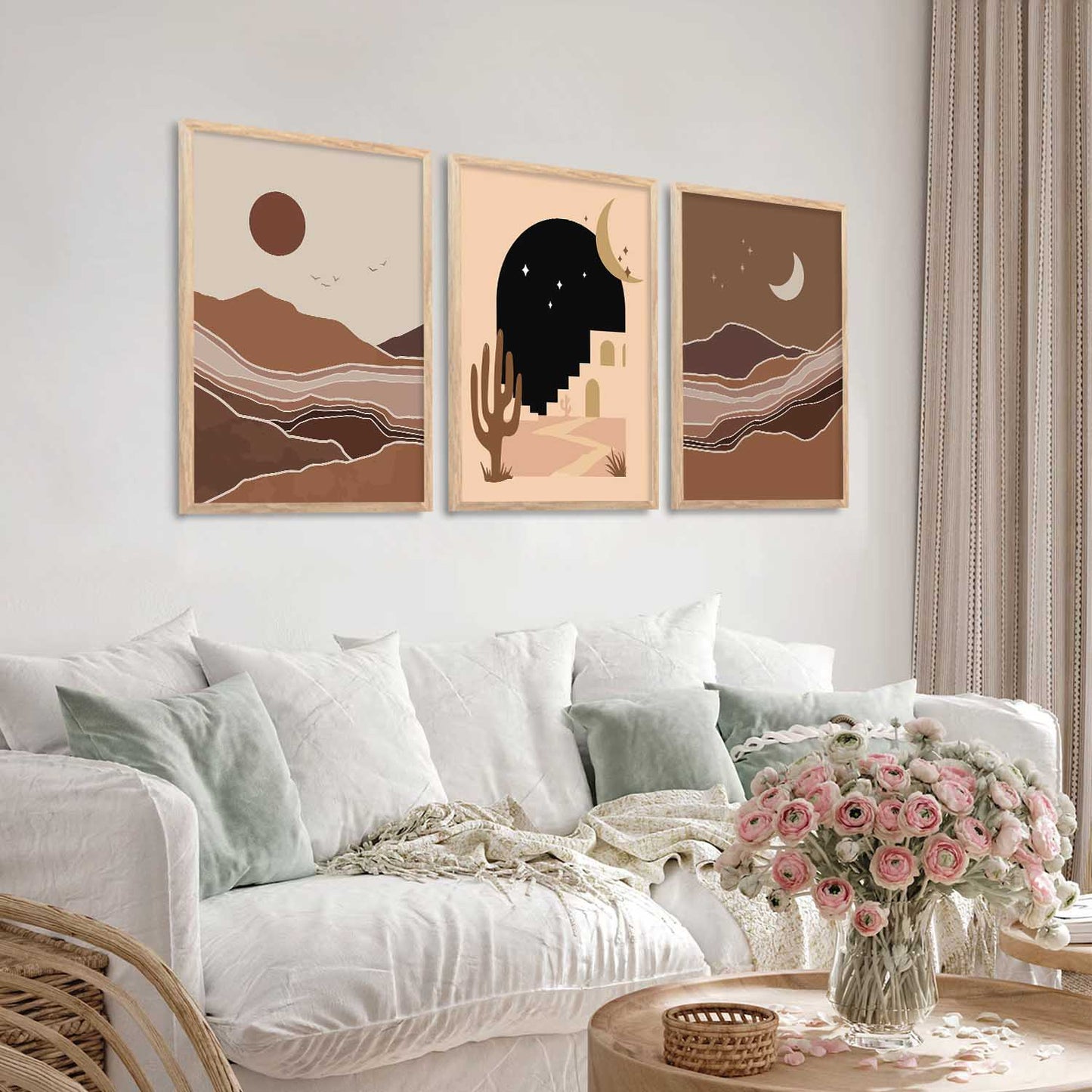 Modern Wall Art Paintings for Living Room - Wall Poster With frames