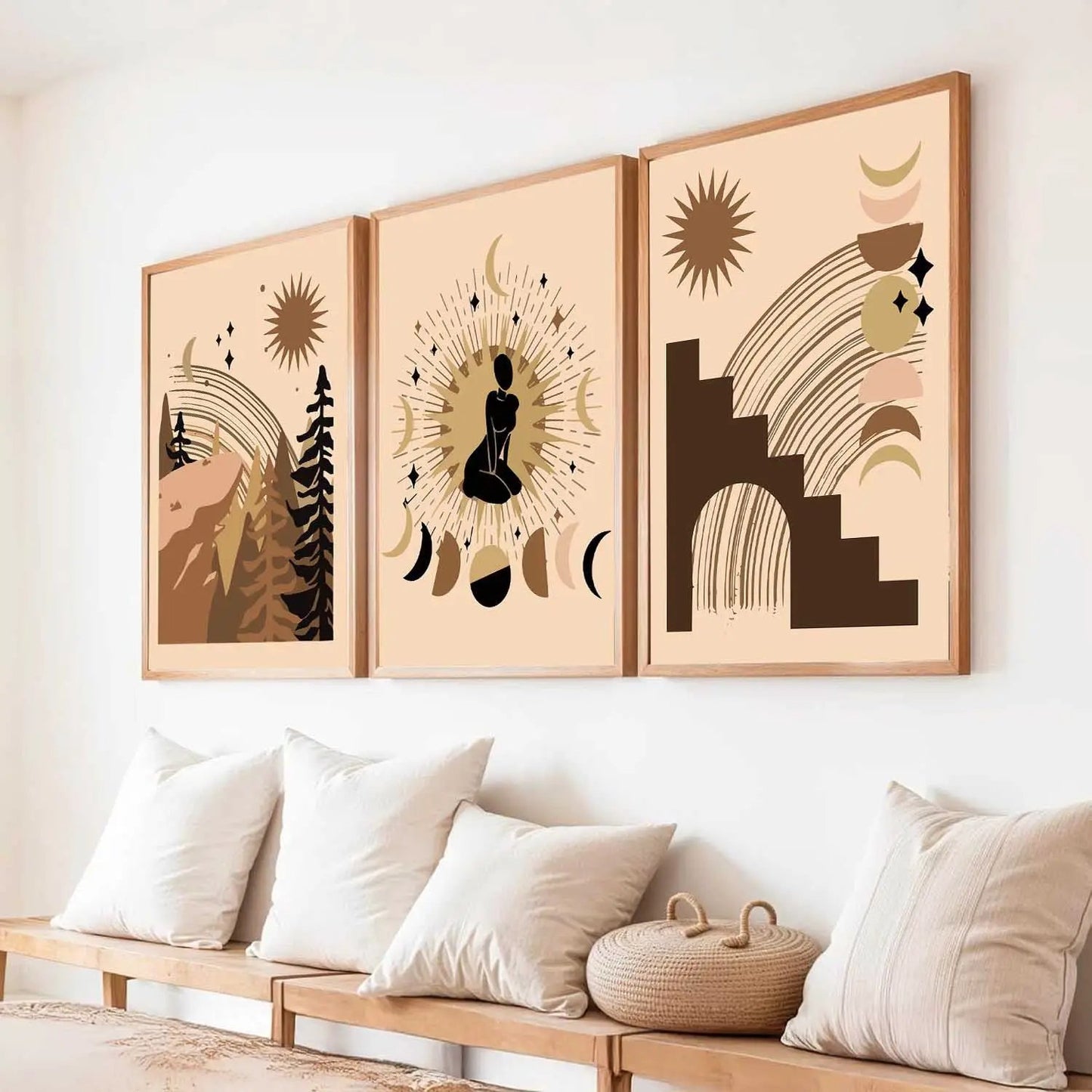 Modern Wall Art Paintings for Living Room - Wall Poster With frames