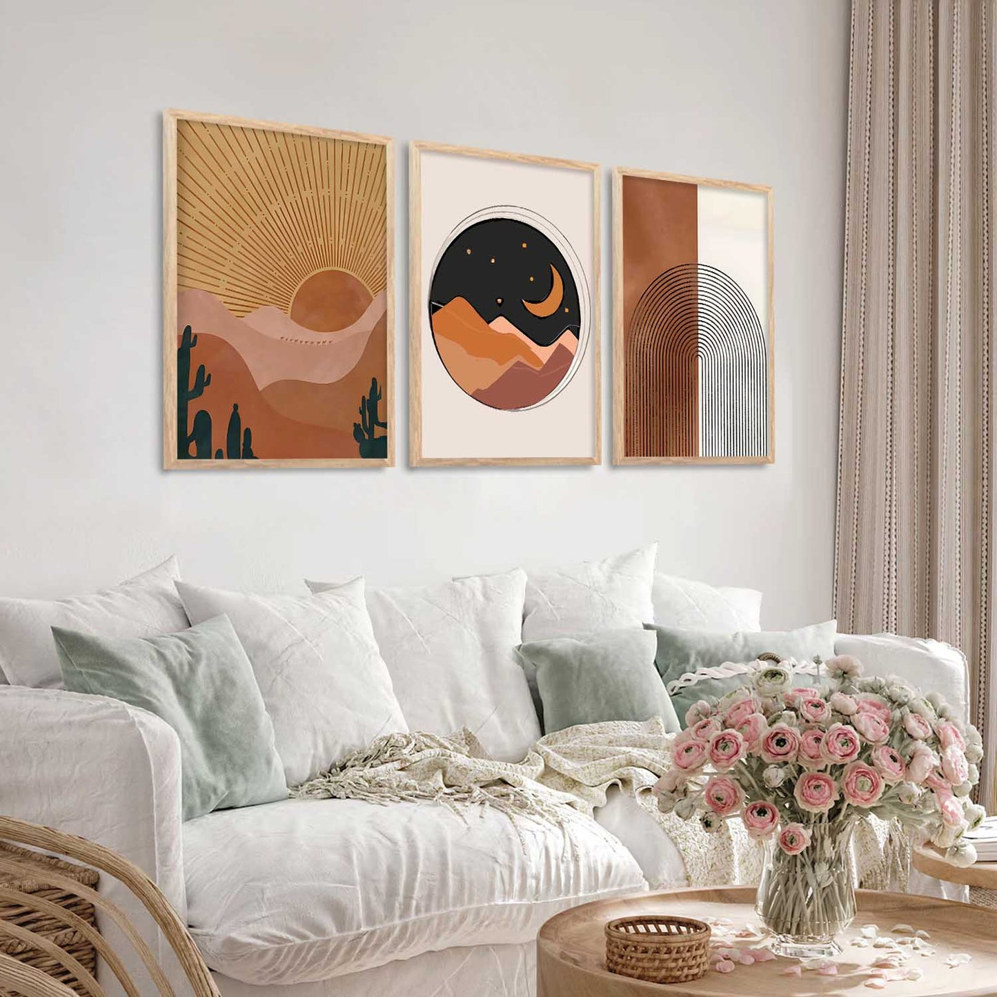 Modern Wall Art Paintings for Living Room - Wall Poster With frames