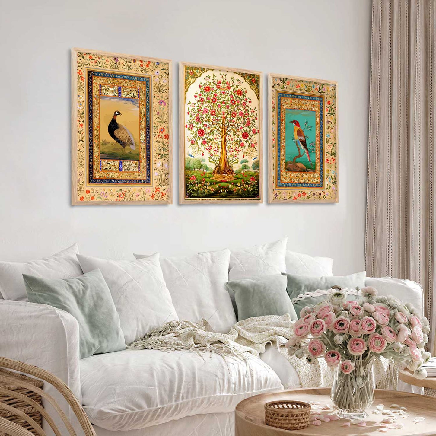 Traditional Wall Art Paintings for Living Room - Wall Poster With frames