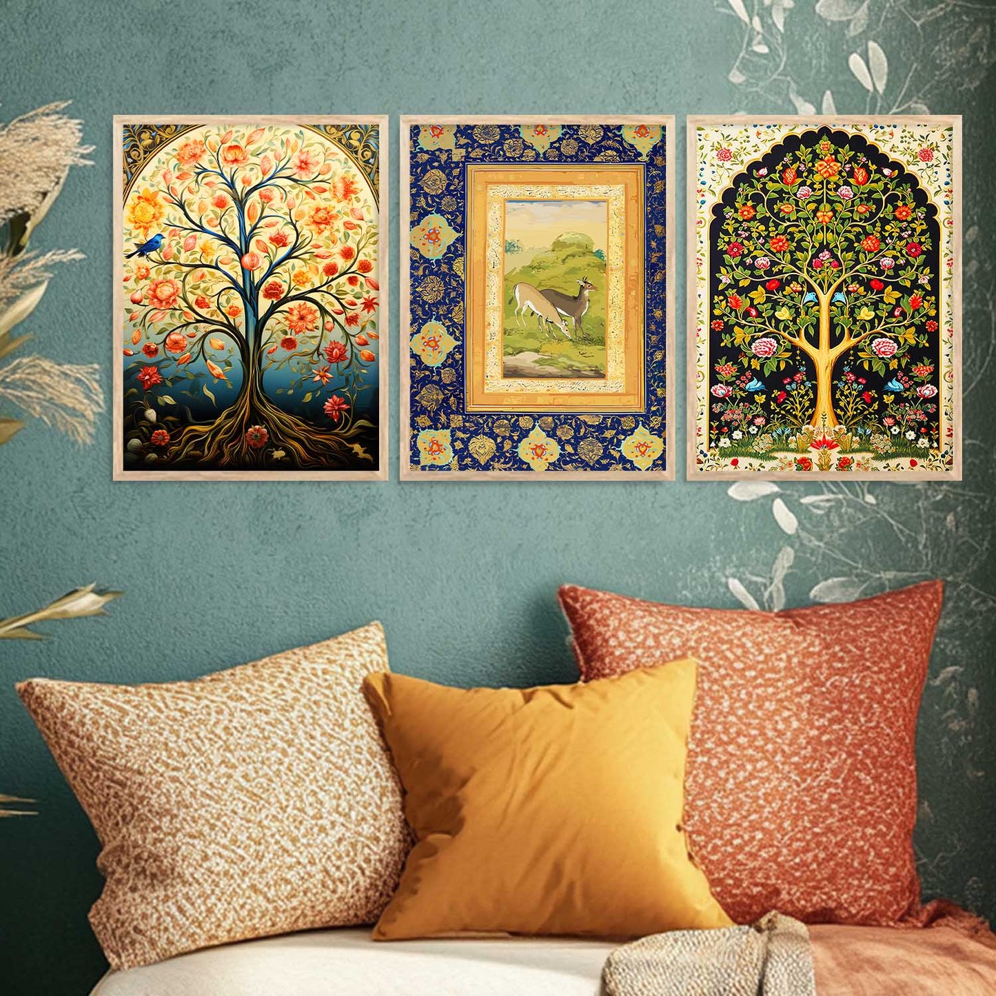 Traditional Wall Art Paintings for Living Room - Wall Poster With frames