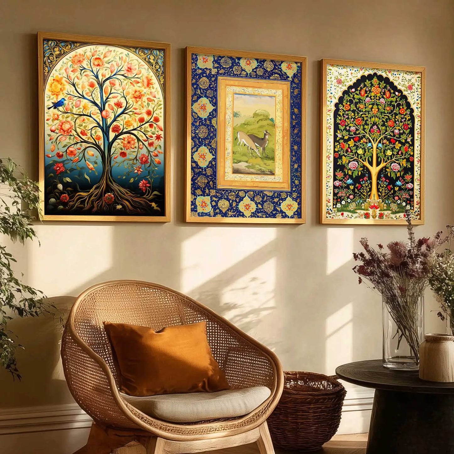 Traditional Wall Art Paintings for Living Room - Wall Poster With frames