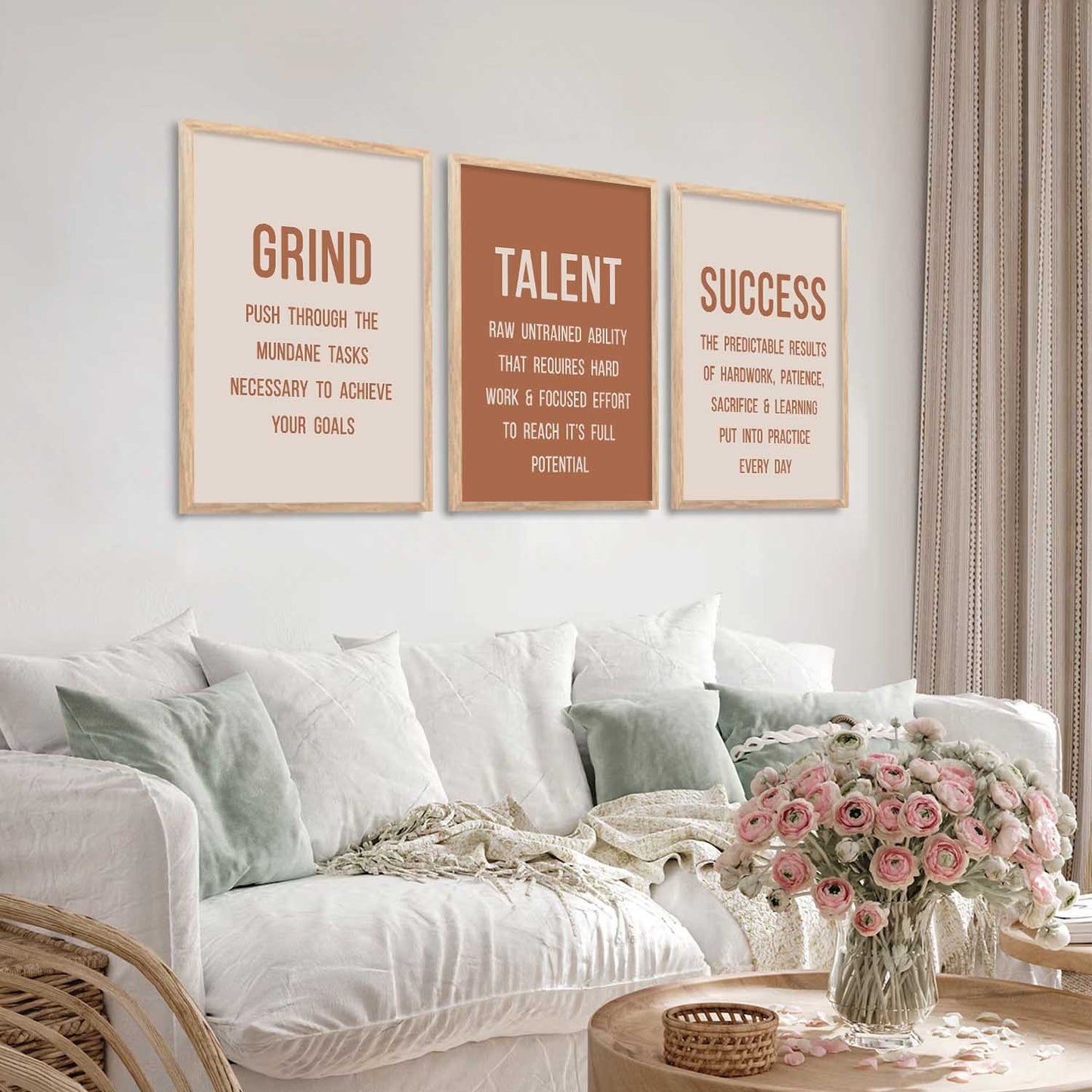 Motivational Wall Art Paintings for Living Room - Wall Poster With frames