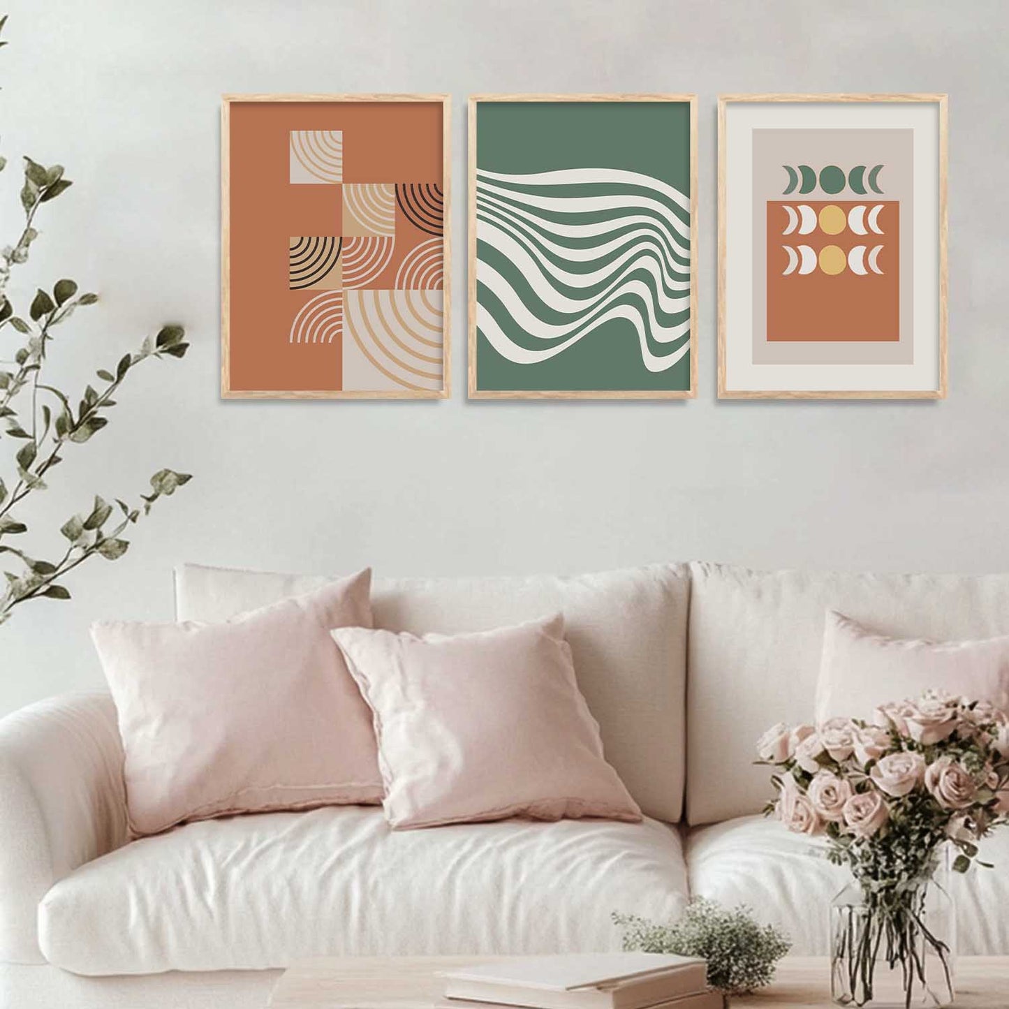 Modern Wall Art Paintings for Living Room - Wall Poster With frames