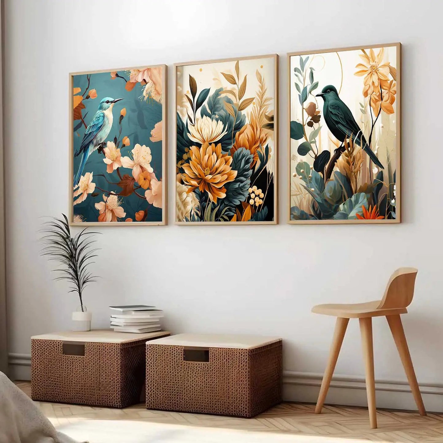 Traditional Wall Art Paintings for Living Room - Wall Poster With frames