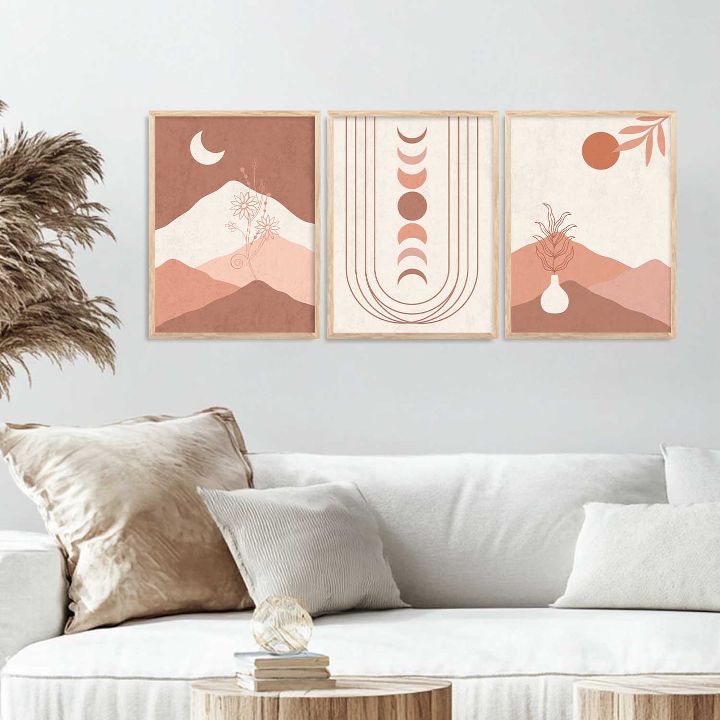 Modern Wall Art Paintings for Living Room - Wall Poster With frames