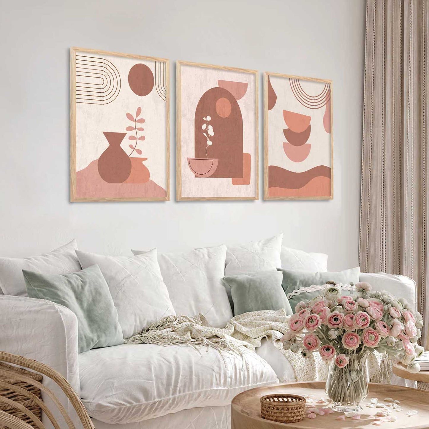 Modern Wall Art Paintings for Living Room - Wall Poster With frames