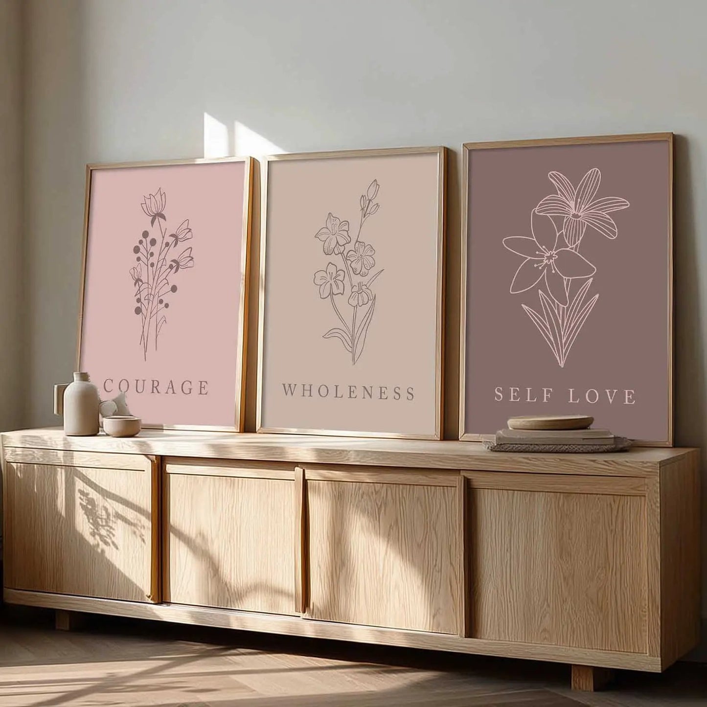 Floral Wall Art Paintings for Living Room - Wall Poster With frames