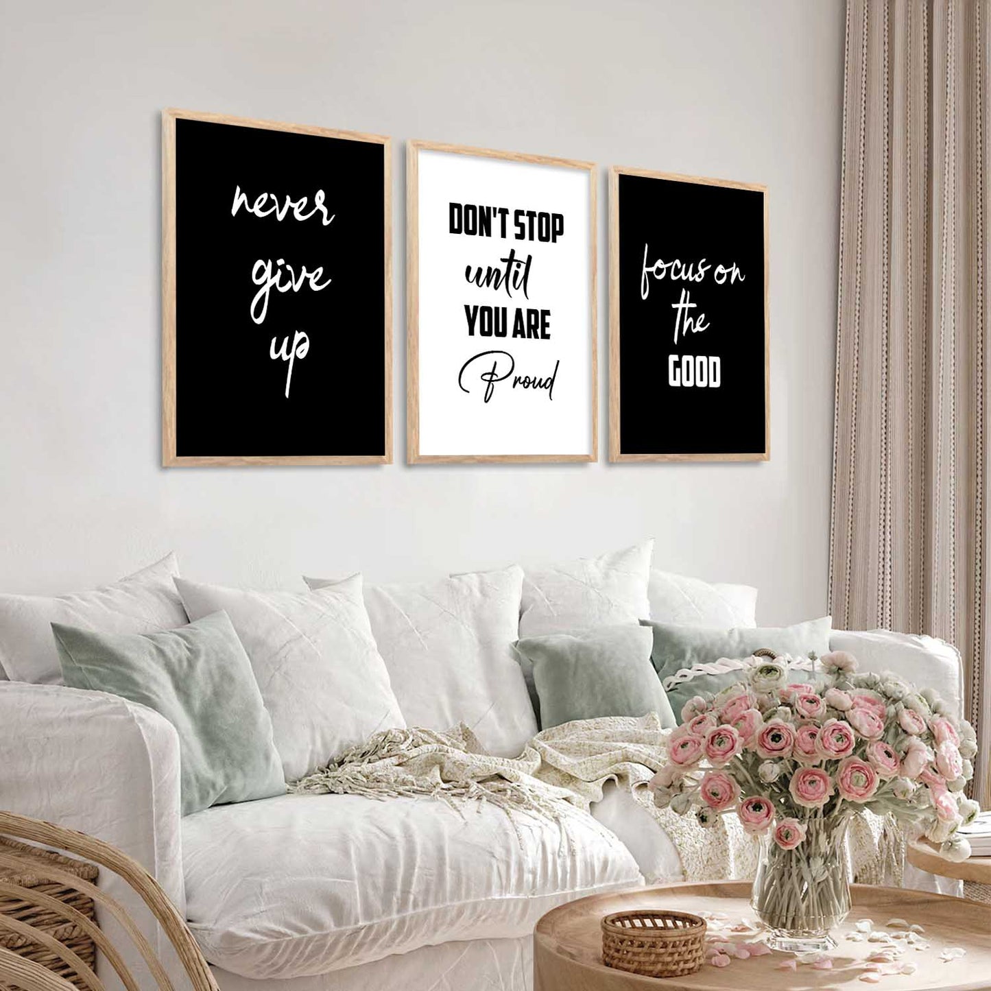 Motivational Wall Art Paintings for Living Room - Wall Poster With frames