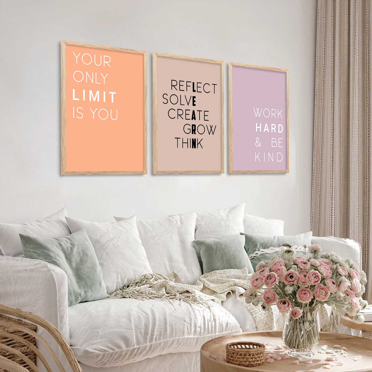 Motivational Wall Art Paintings for Living Room - Wall Poster With frames