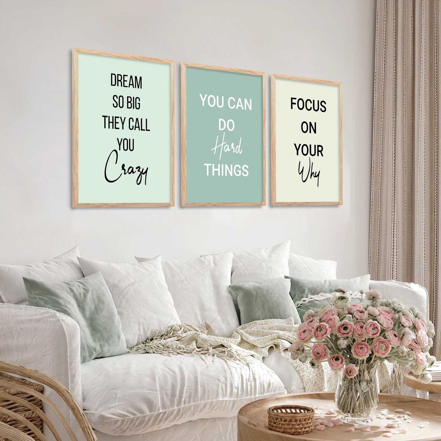 Motivational Wall Art Paintings for Living Room - Wall Poster With frames