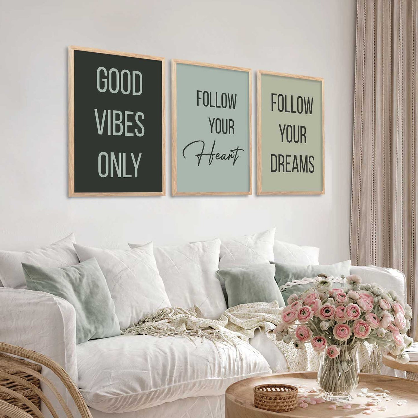 Motivational Wall Art Paintings for Living Room - Wall Poster With frames