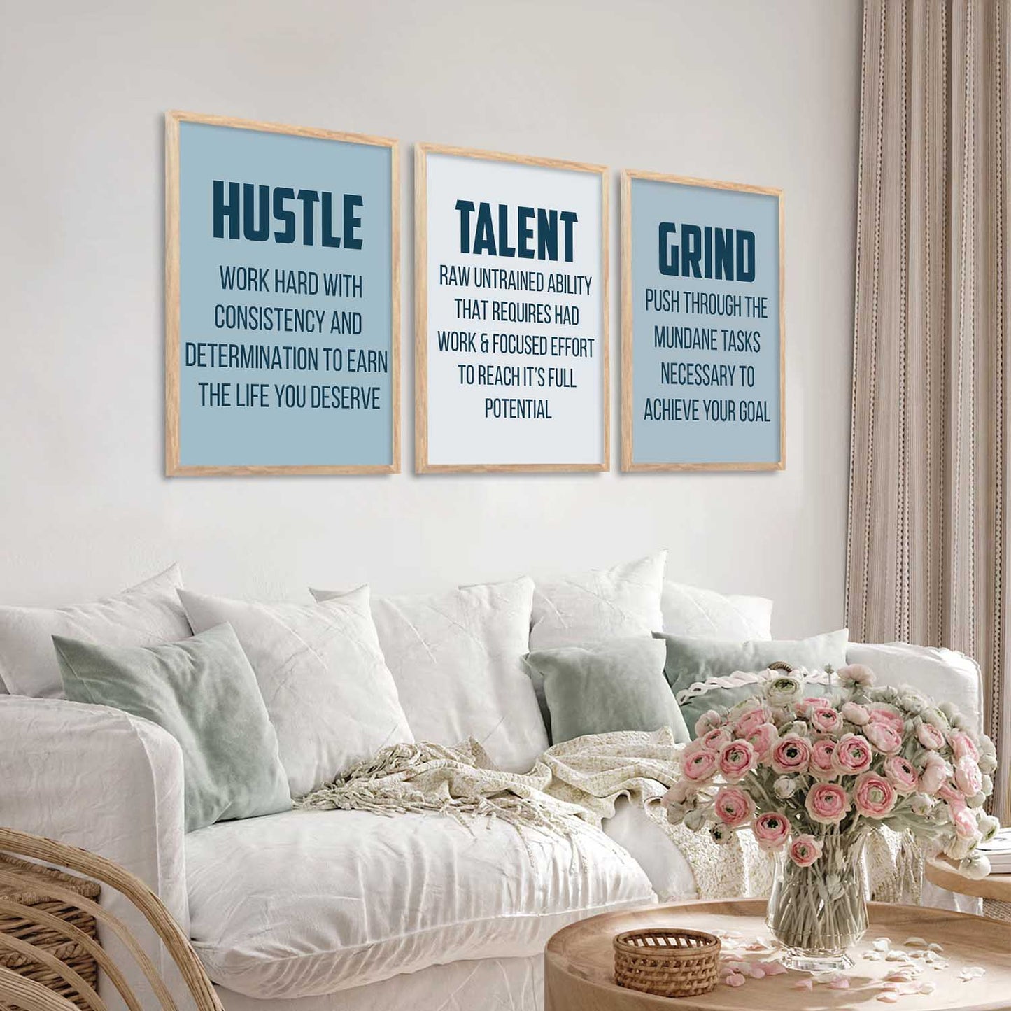 Motivational Wall Art Paintings for Living Room - Wall Poster With frames