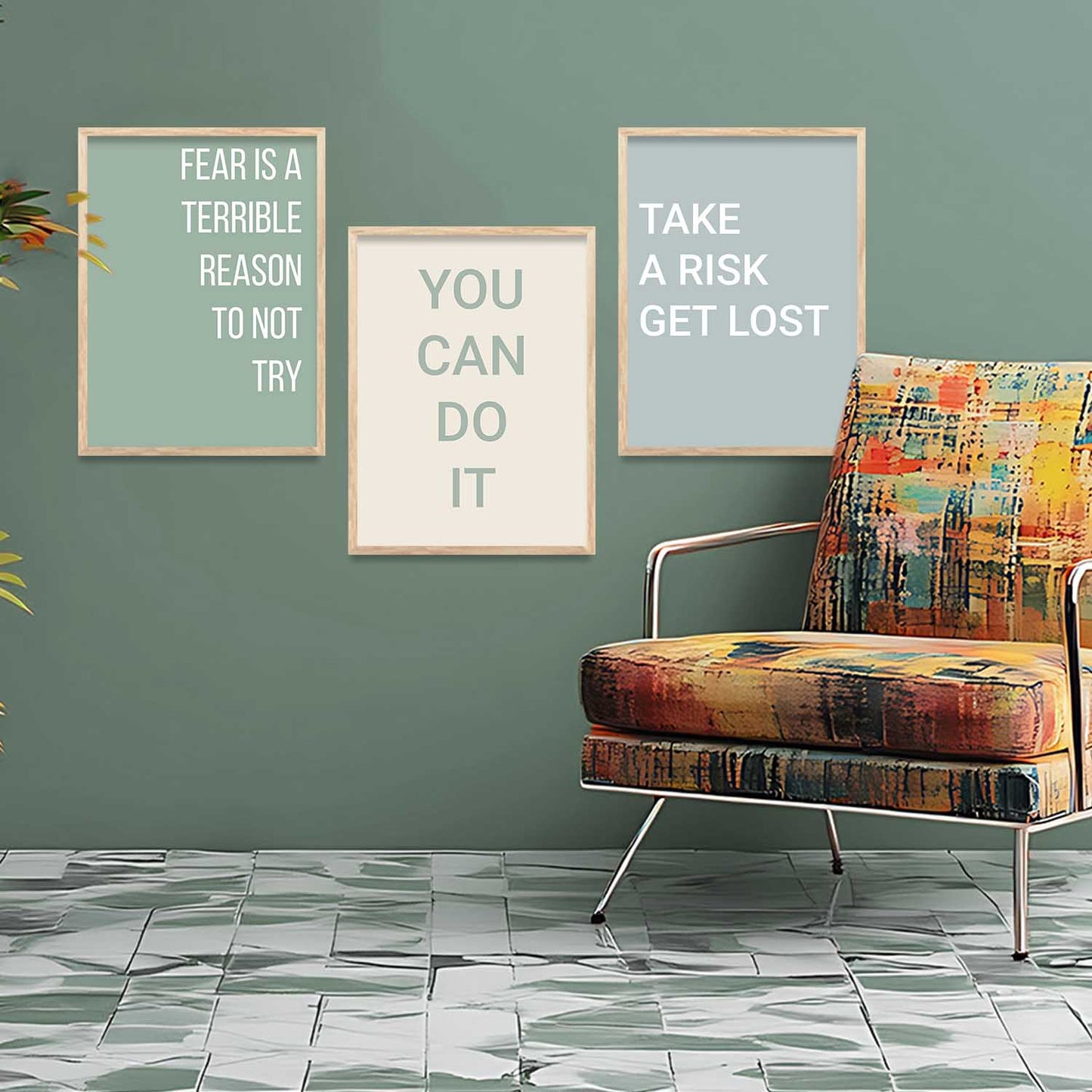 Motivational Wall Art Paintings for Living Room - Wall Poster With frames