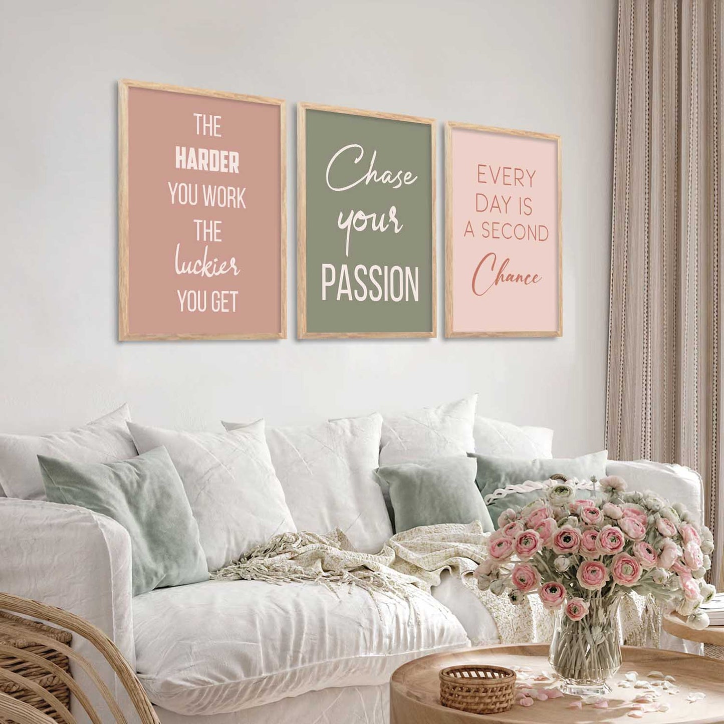 Motivational Wall Art Paintings for Living Room - Wall Poster With frames