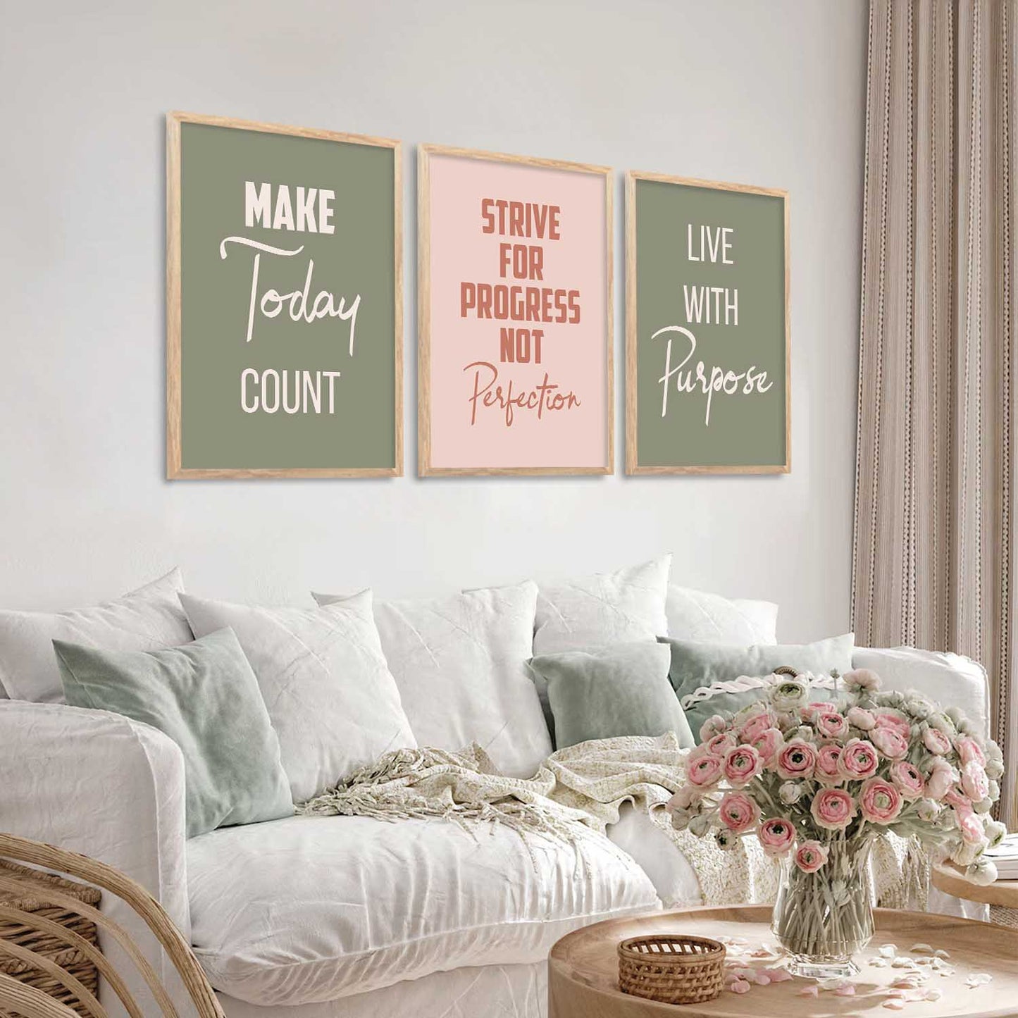Motivational Wall Art Paintings for Living Room - Wall Poster With frames