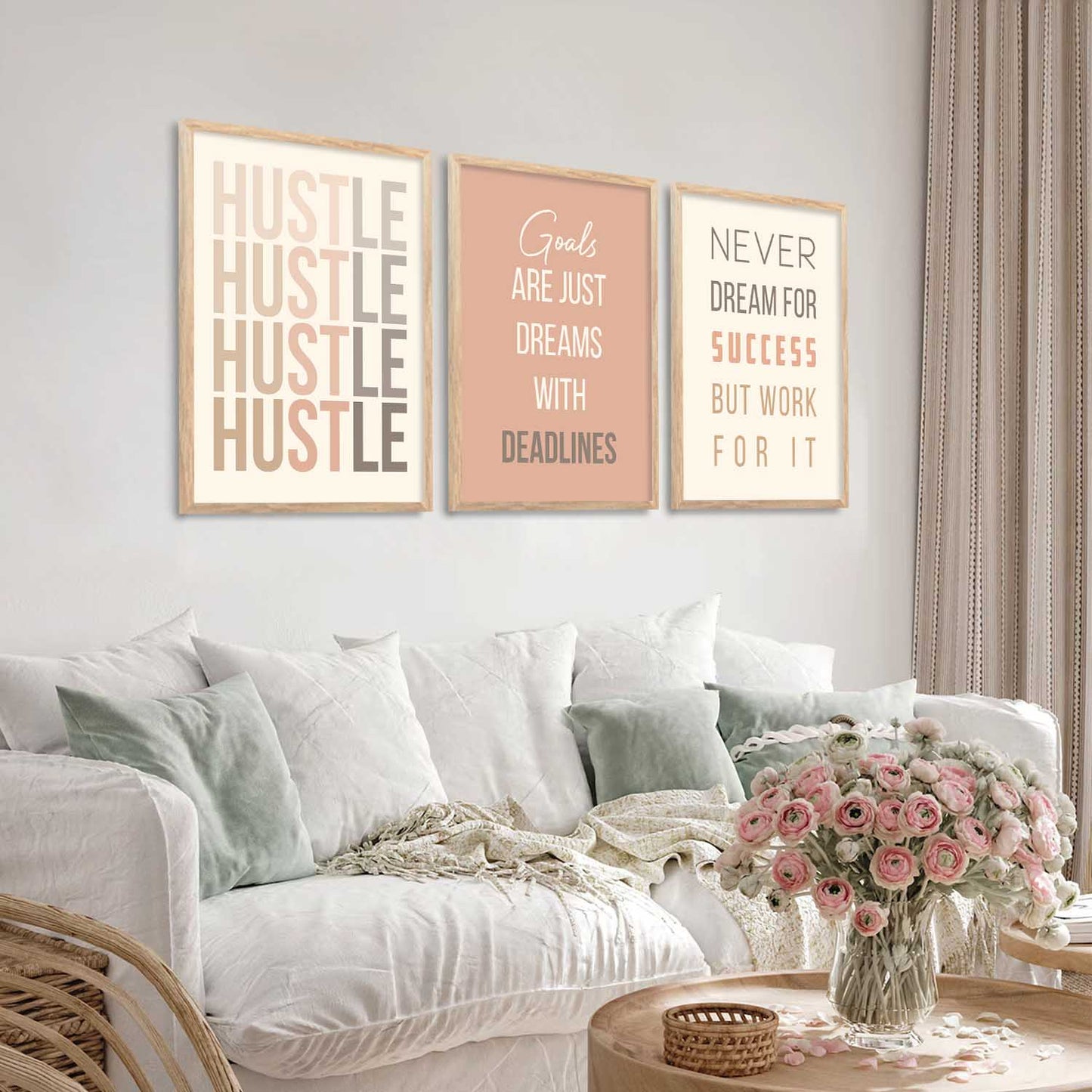 Motivational Wall Art Paintings for Living Room - Wall Poster With frames