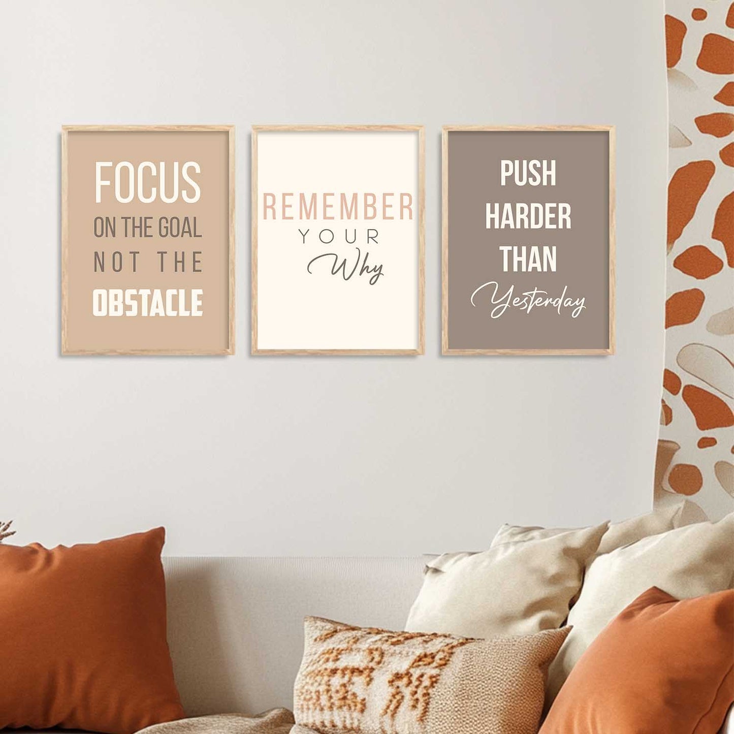 Motivational Wall Art Paintings for Living Room - Wall Poster With frames