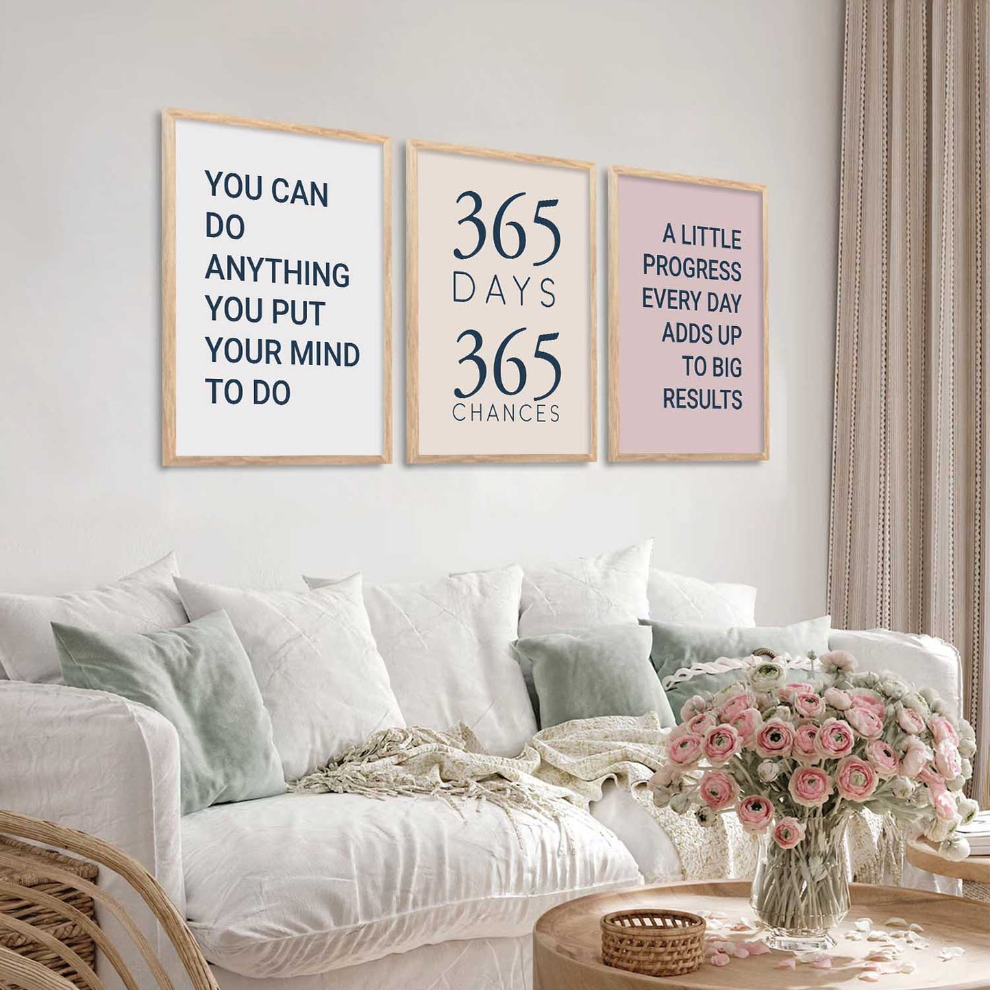 Motivational Wall Art Paintings for Living Room - Wall Poster With frames