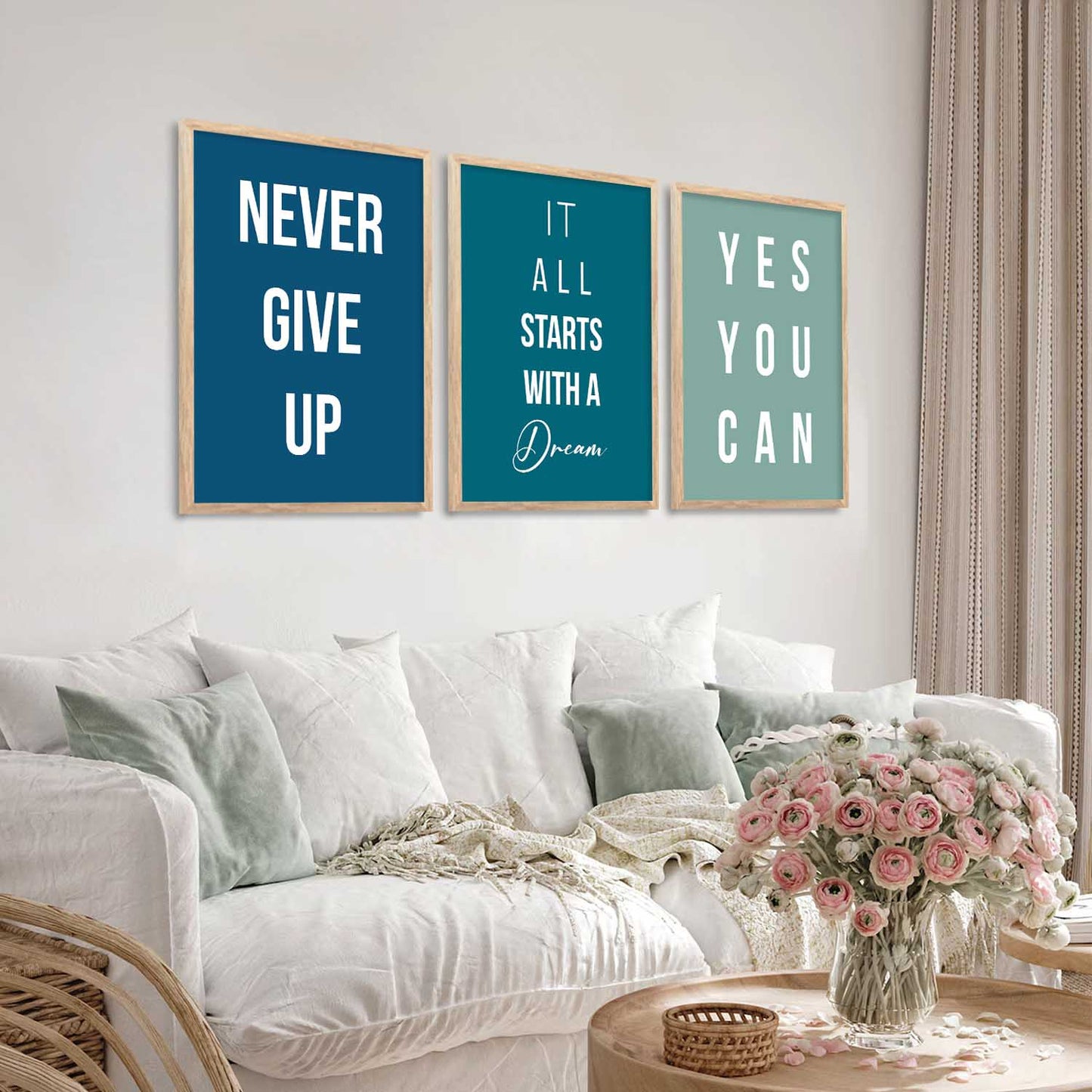 Motivational Wall Art Paintings for Living Room - Wall Poster With frames