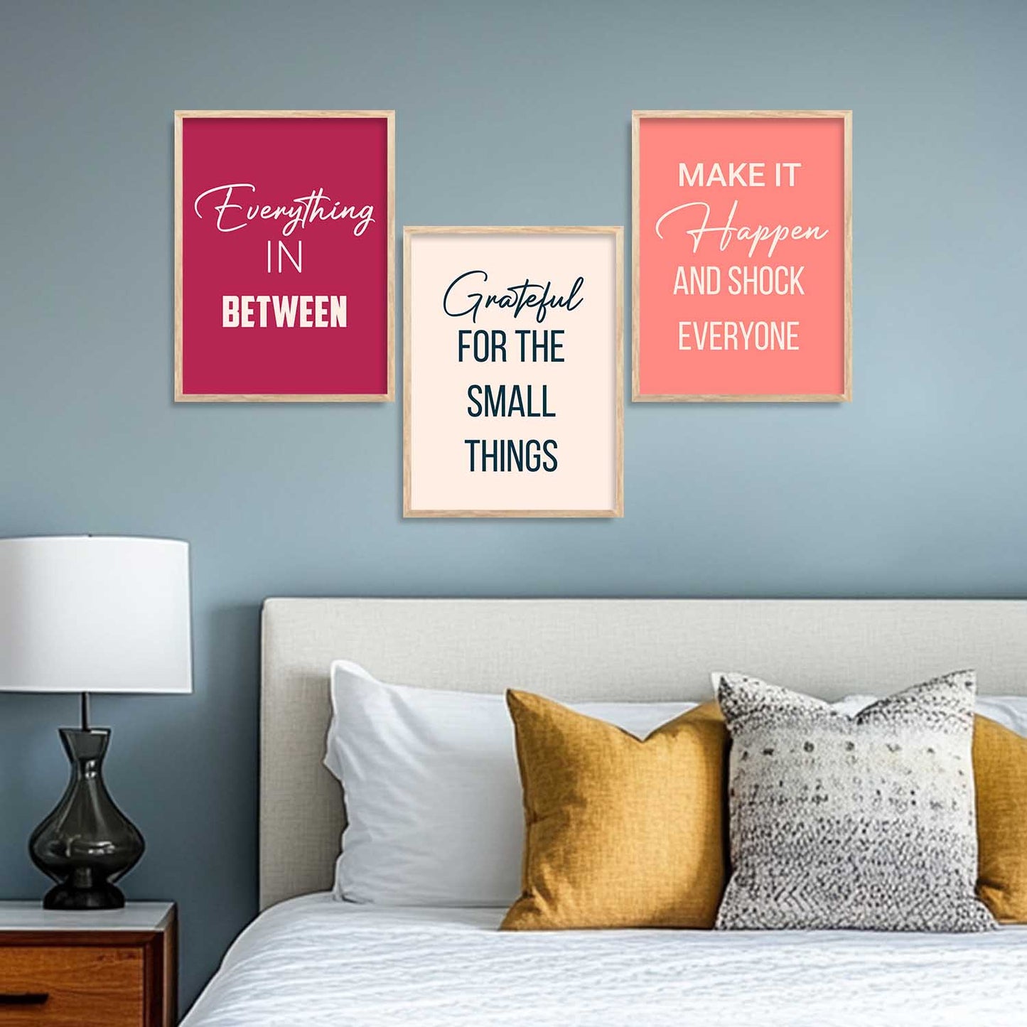 Motivational Wall Art Paintings for Living Room - Wall Poster With frames