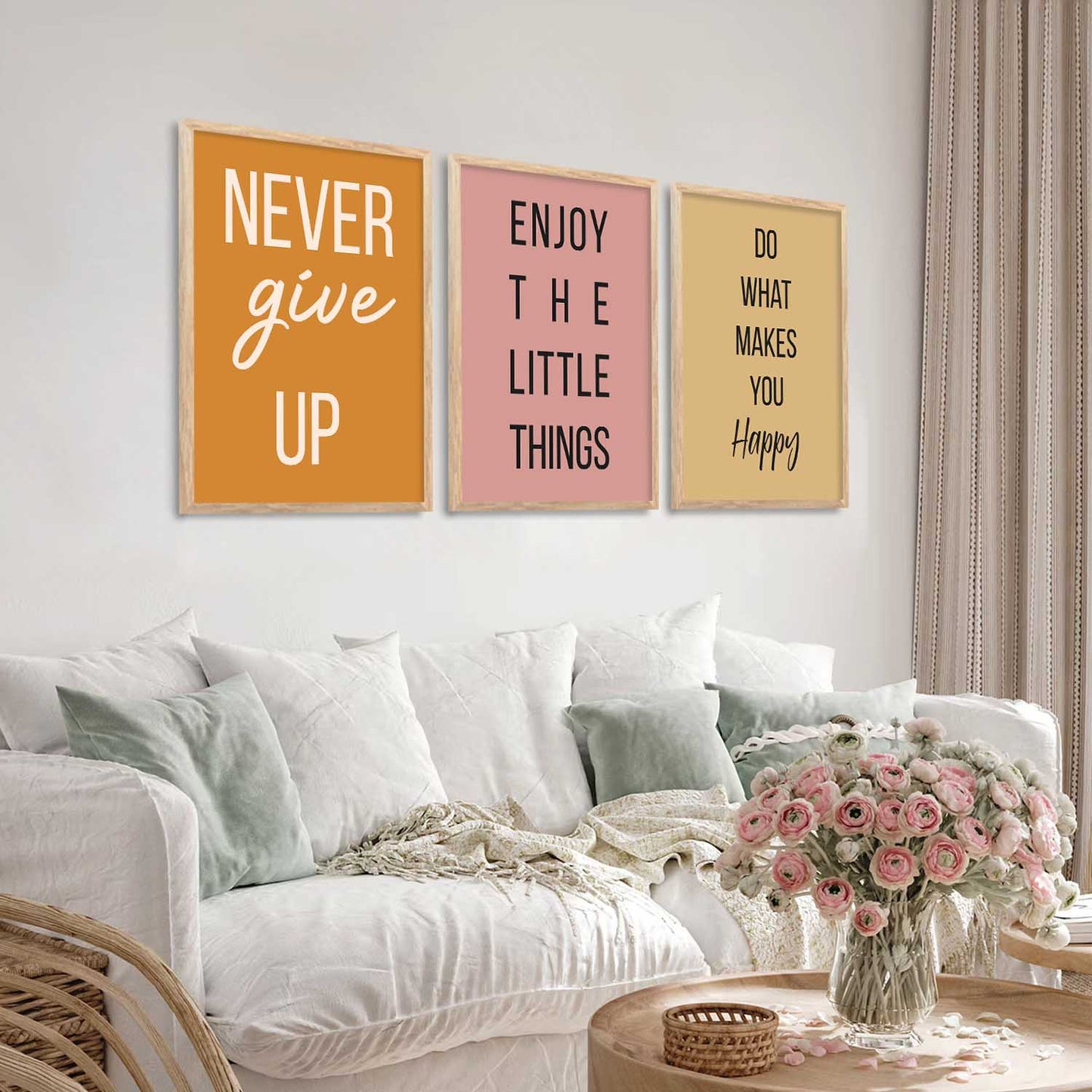 Motivational Wall Art Paintings for Living Room - Wall Poster With frames