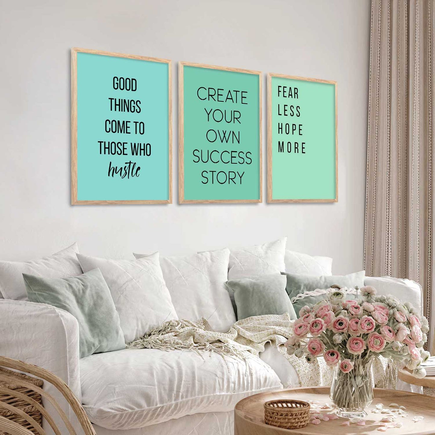 Motivational Wall Art Paintings for Living Room - Wall Poster With frames