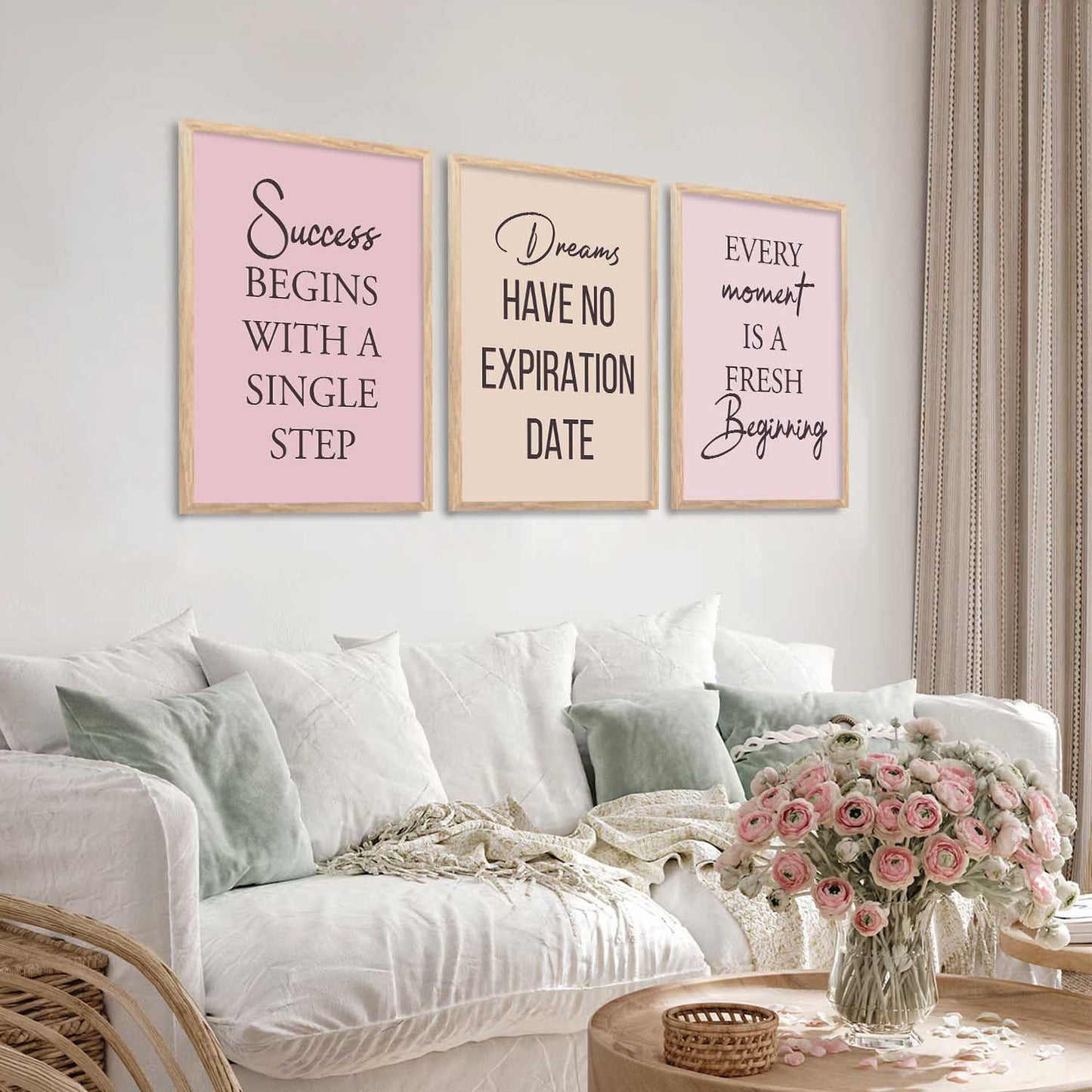 Motivational Wall Art Paintings for Living Room - Wall Poster With frames