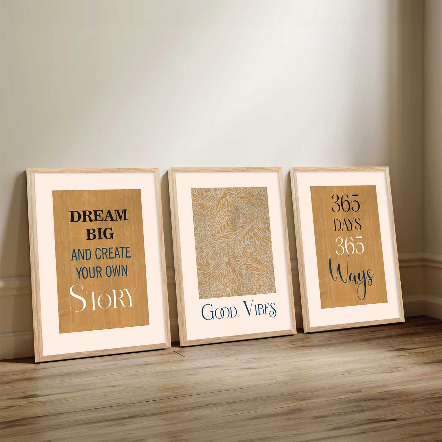 Quote Wall Art Paintings for Living Room - Wall Poster With frames