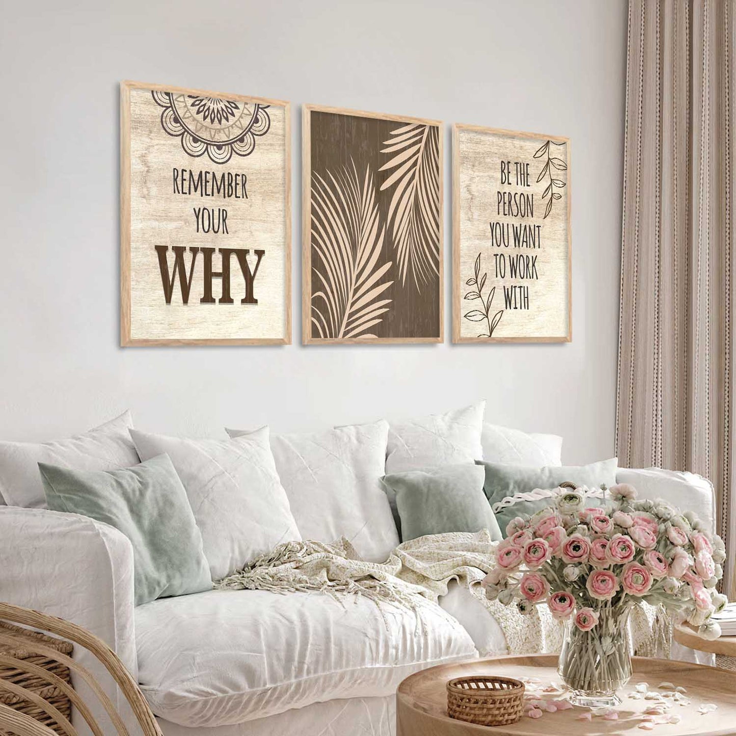 Motivational Wall Art Paintings for Living Room - Wall Poster With frames