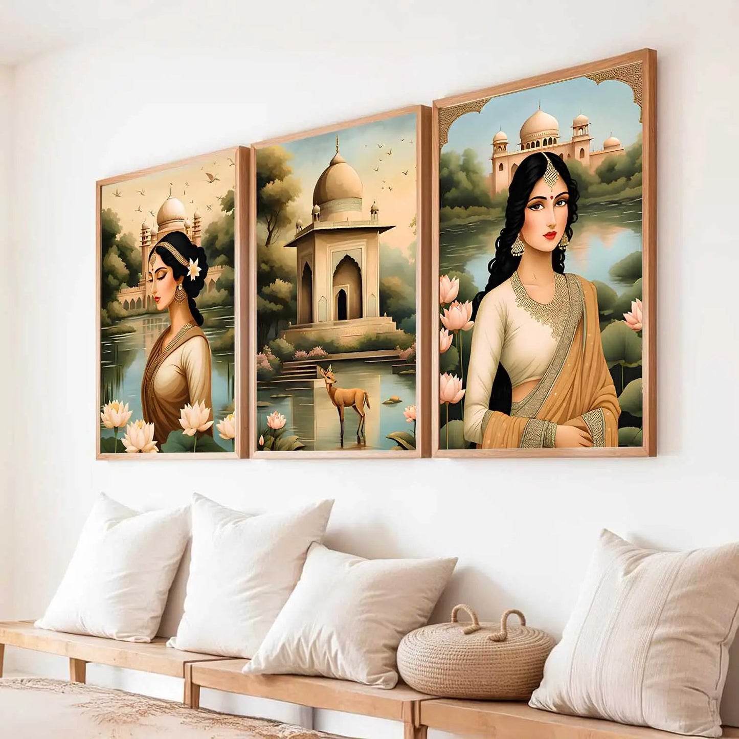 Traditional Wall Art Paintings for Living Room - Wall Poster With frames