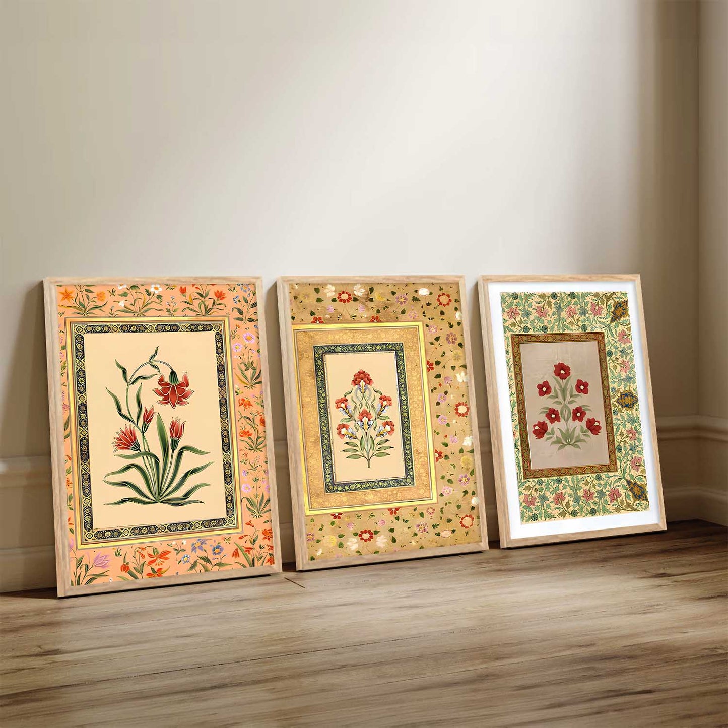 Floral Wall Art Paintings for Living Room - Wall Poster With frames