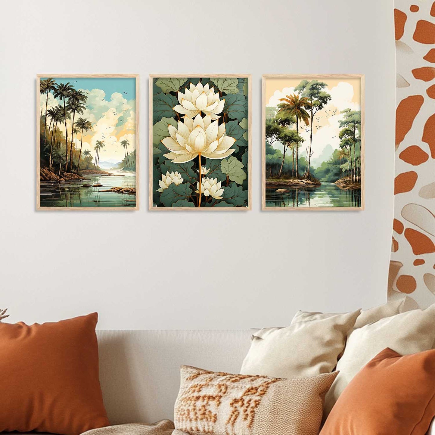 Nature Wall Art Paintings for Living Room - Wall Poster With frames