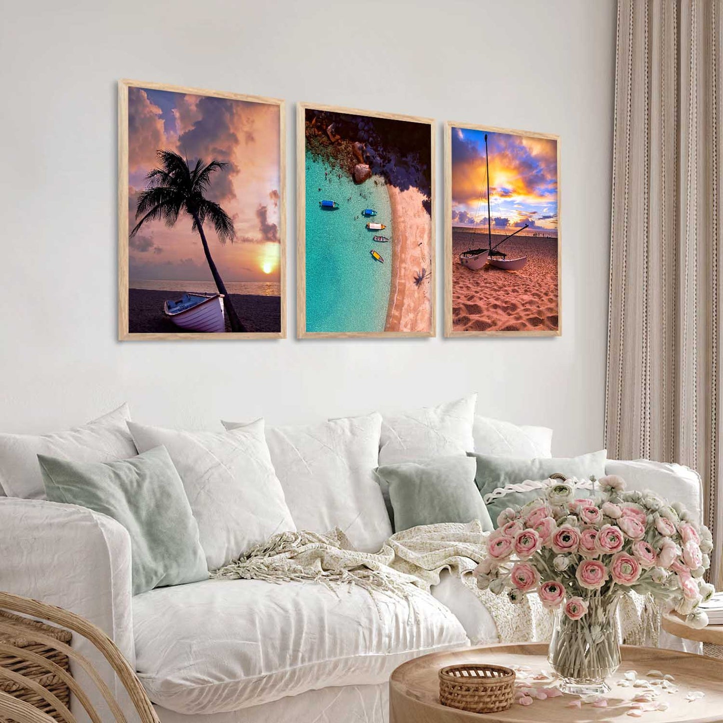 travel Wall Art Paintings for Living Room - Wall Poster With frames