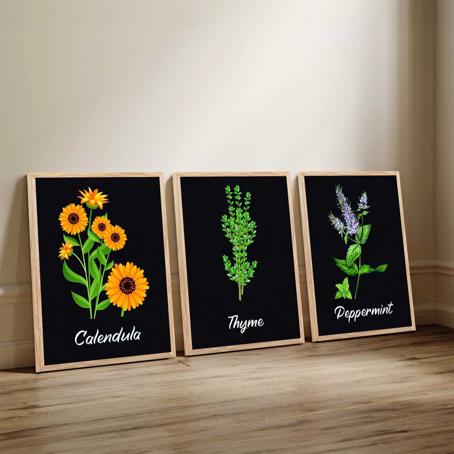 Floral Wall Art Paintings for Living Room - Wall Poster With frames