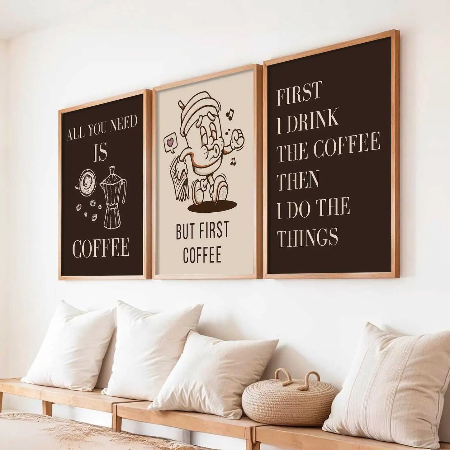 Cafe Wall Art Paintings for Living Room - Wall Poster With frames