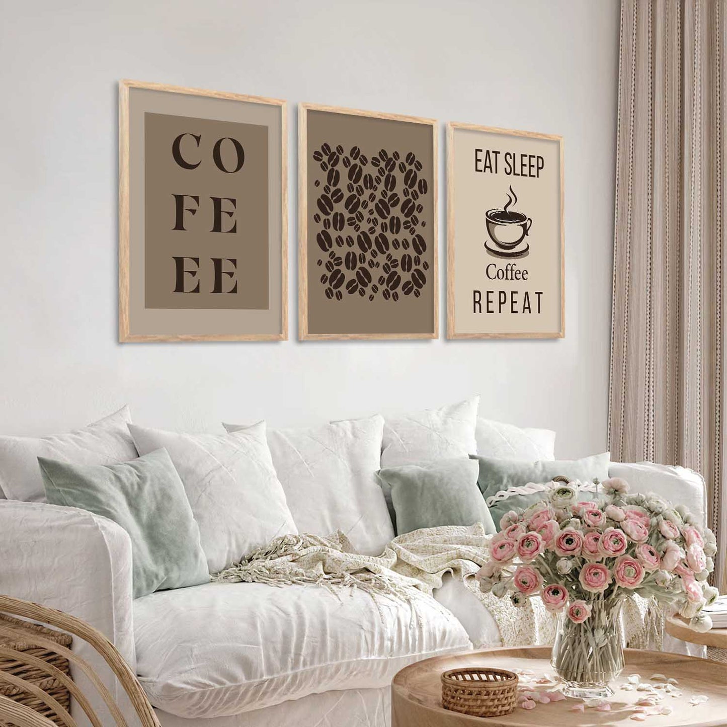 Cafe Wall Art Paintings for Living Room - Wall Poster With frames