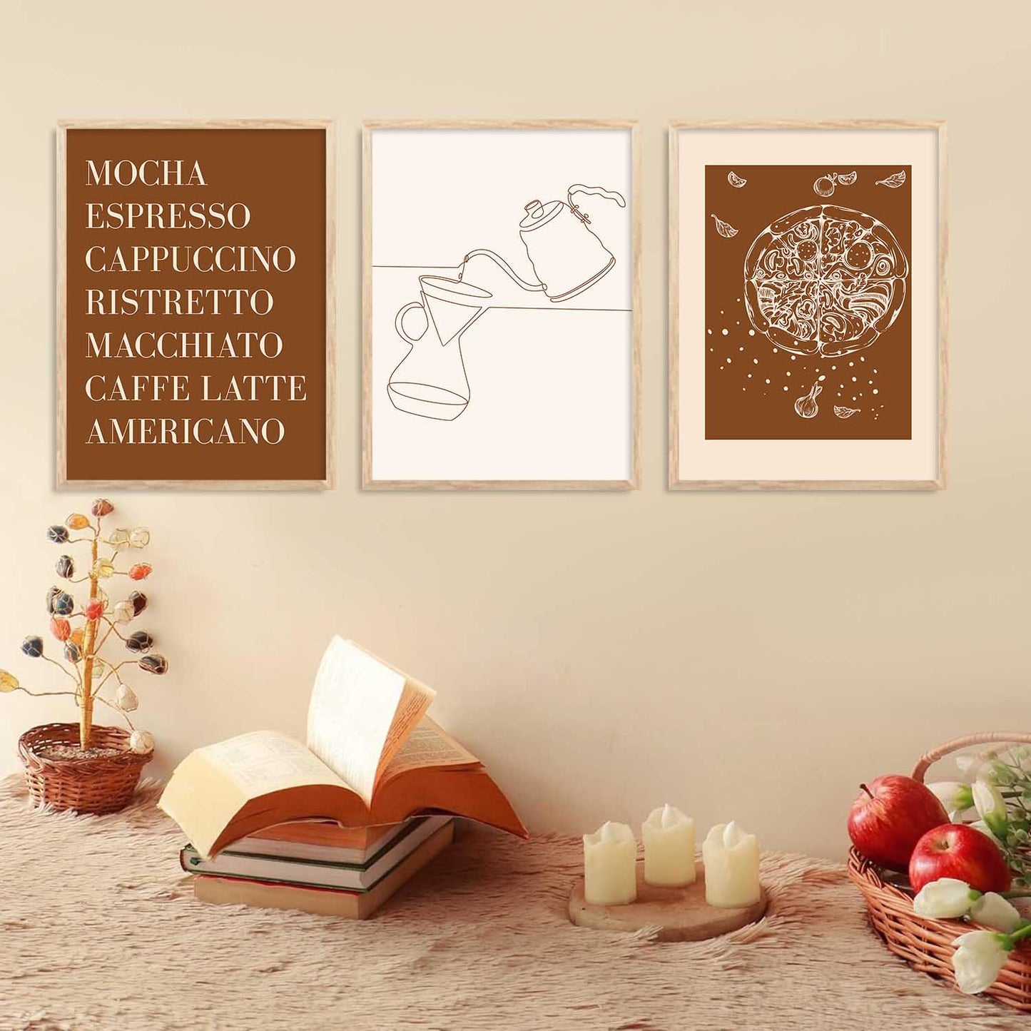 Cafe Wall Art Paintings for Living Room - Wall Poster With frames