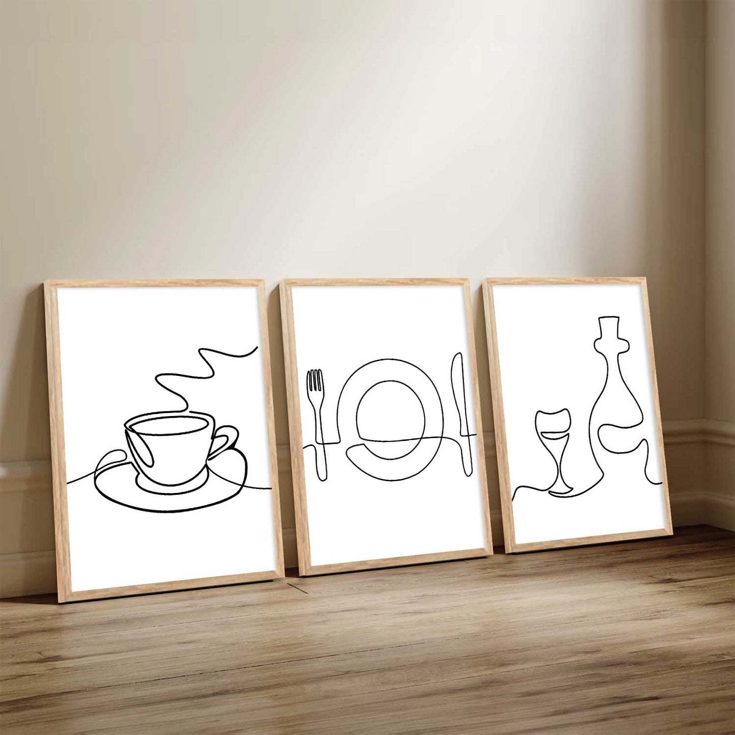 Cafe Wall Art Paintings for Living Room - Wall Poster With frames