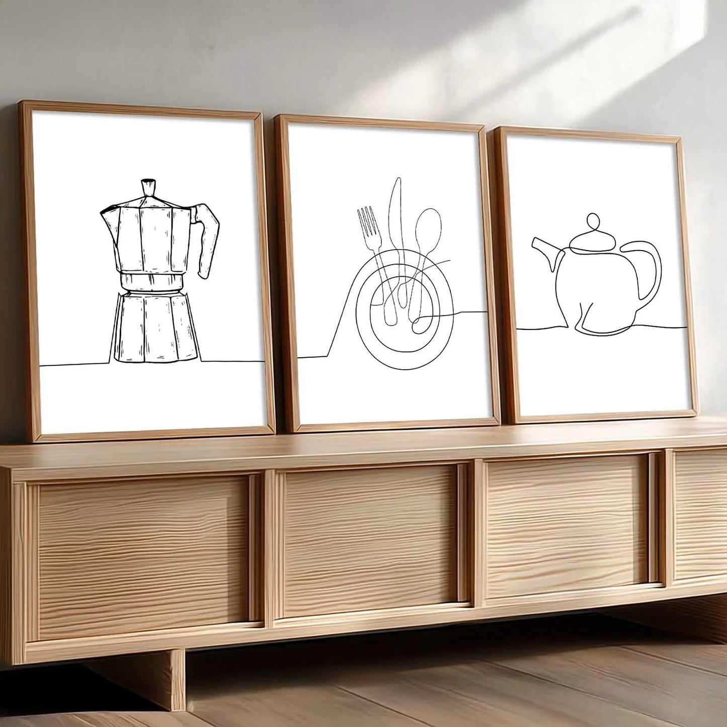 Cafe Wall Art Paintings for Living Room - Wall Poster With frames